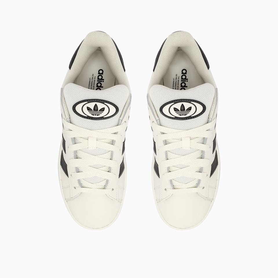 Adidas Originals Campus 00s Leather Sneakers In White/black