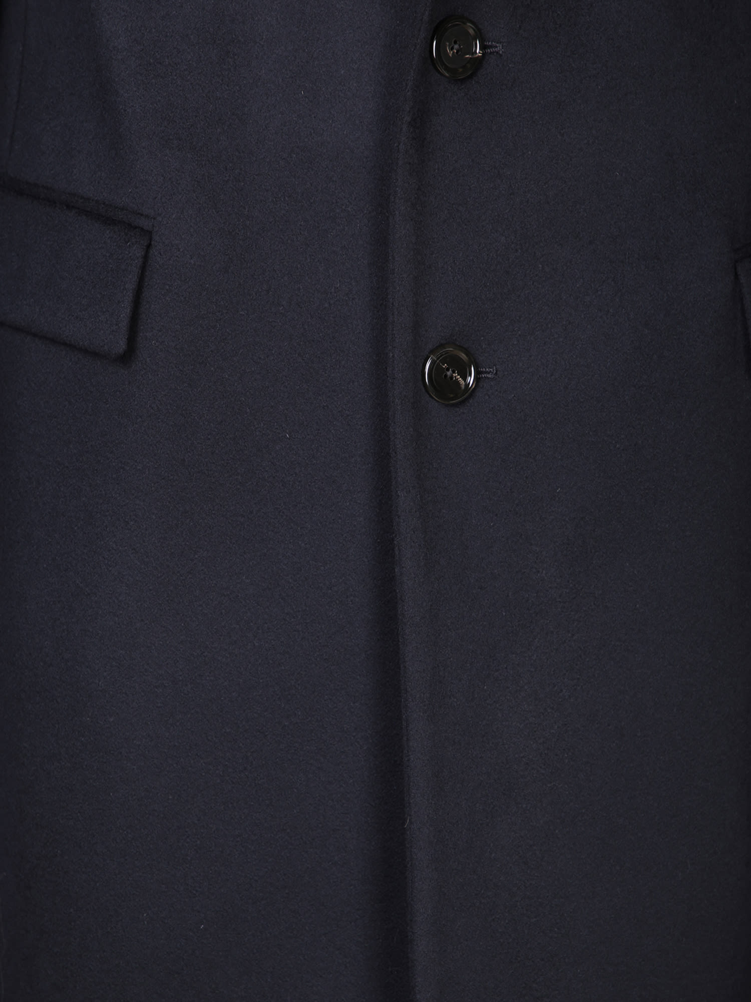 Shop Lardini Blue Cashmere Coat