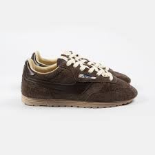 Autry Windspin Panelled Brushed Suede Sneakers In Brown