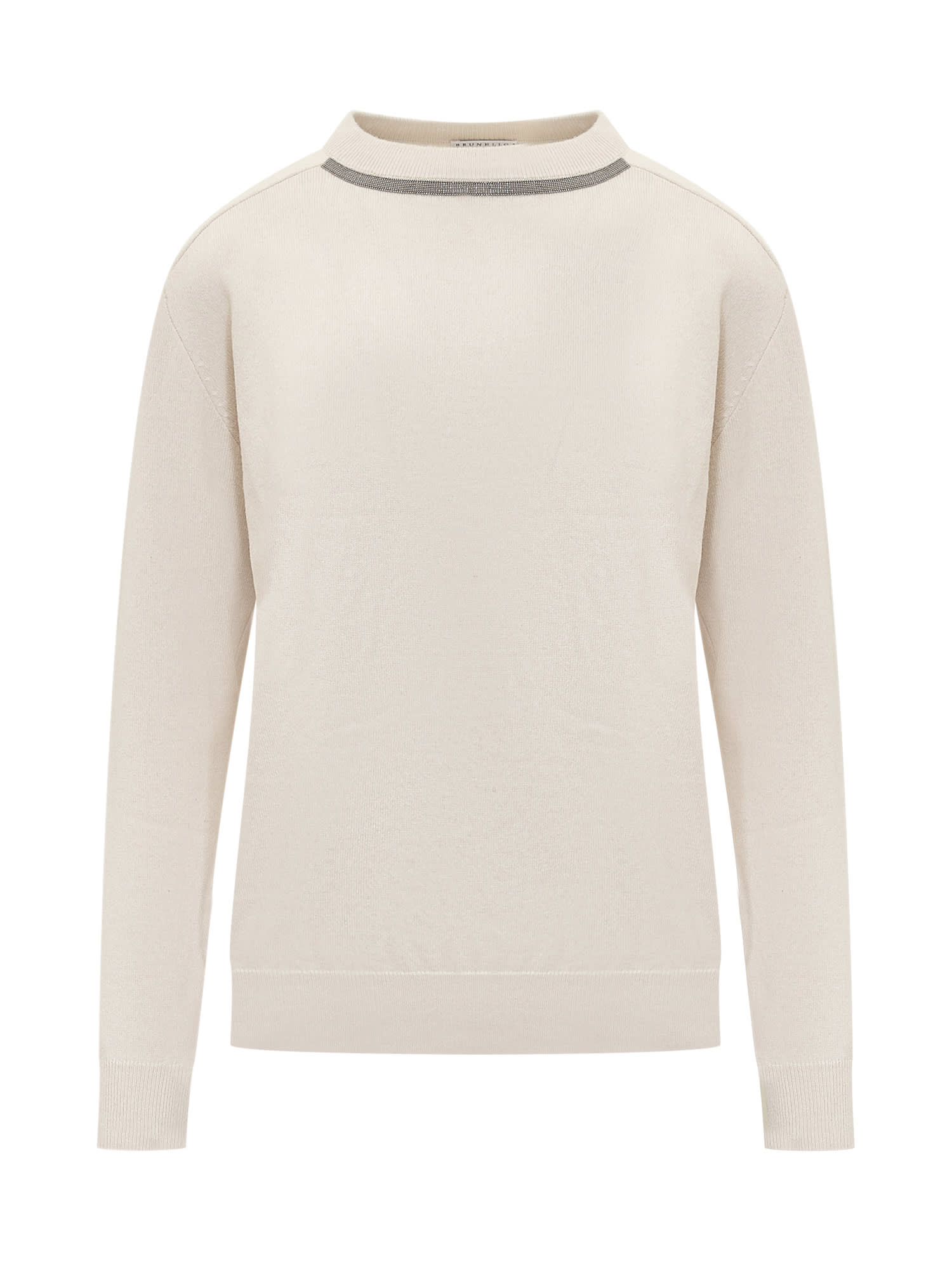 Shop Brunello Cucinelli Sweater In Butter