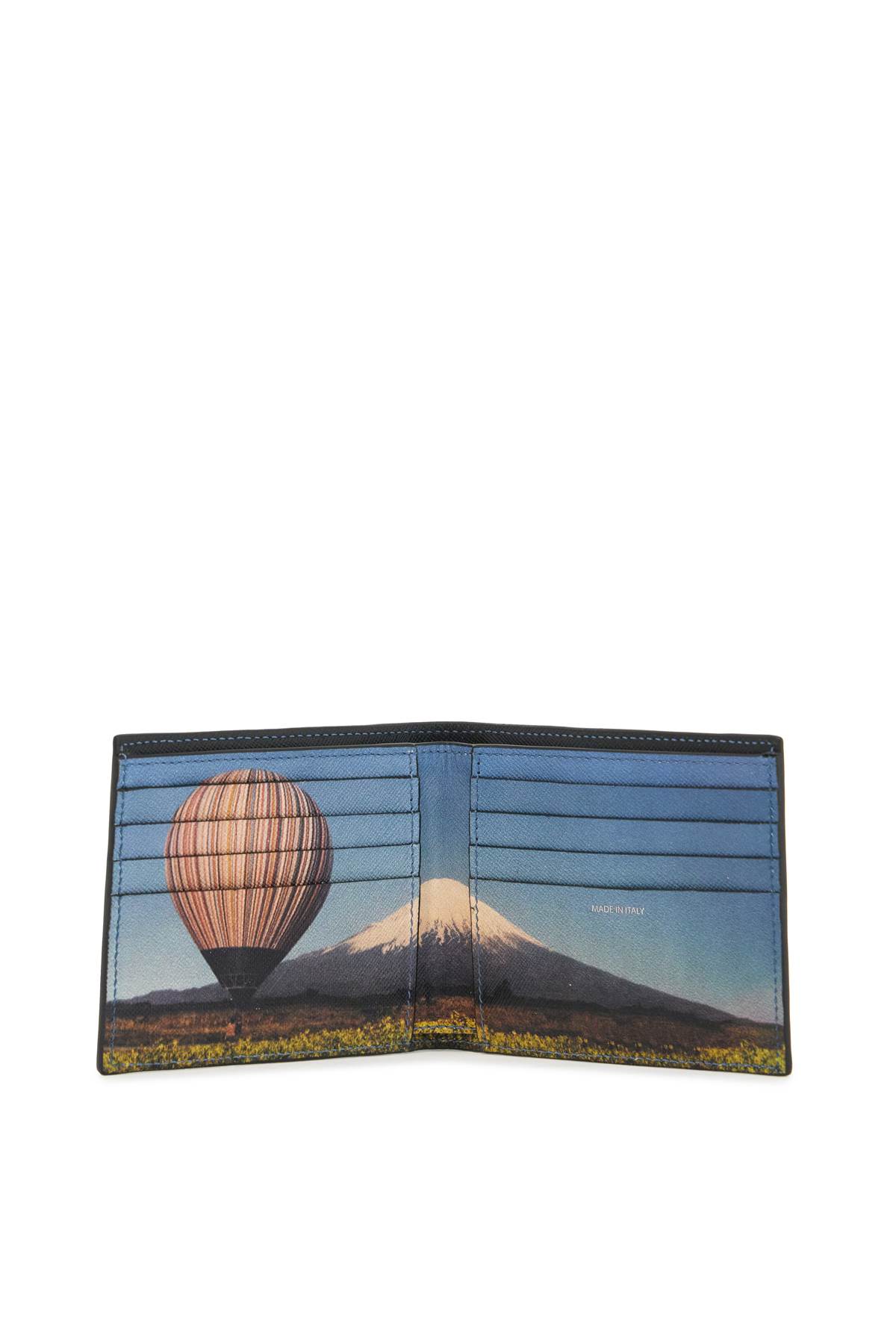 Shop Paul Smith Signature Stripe Balloon Wallet In Nero