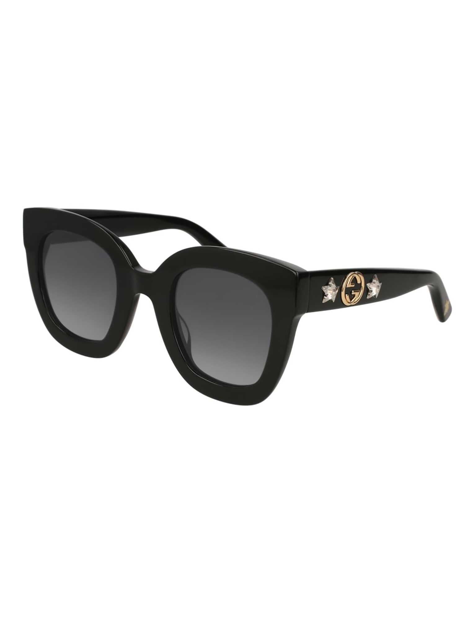 Gucci Gg0208s Sunglasses In Black Black Grey