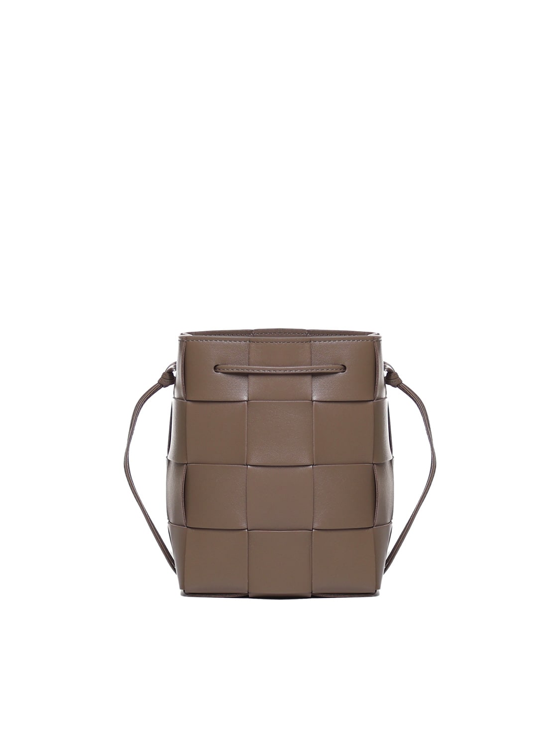 Shop Bottega Veneta Small Bucket Bag In Brown