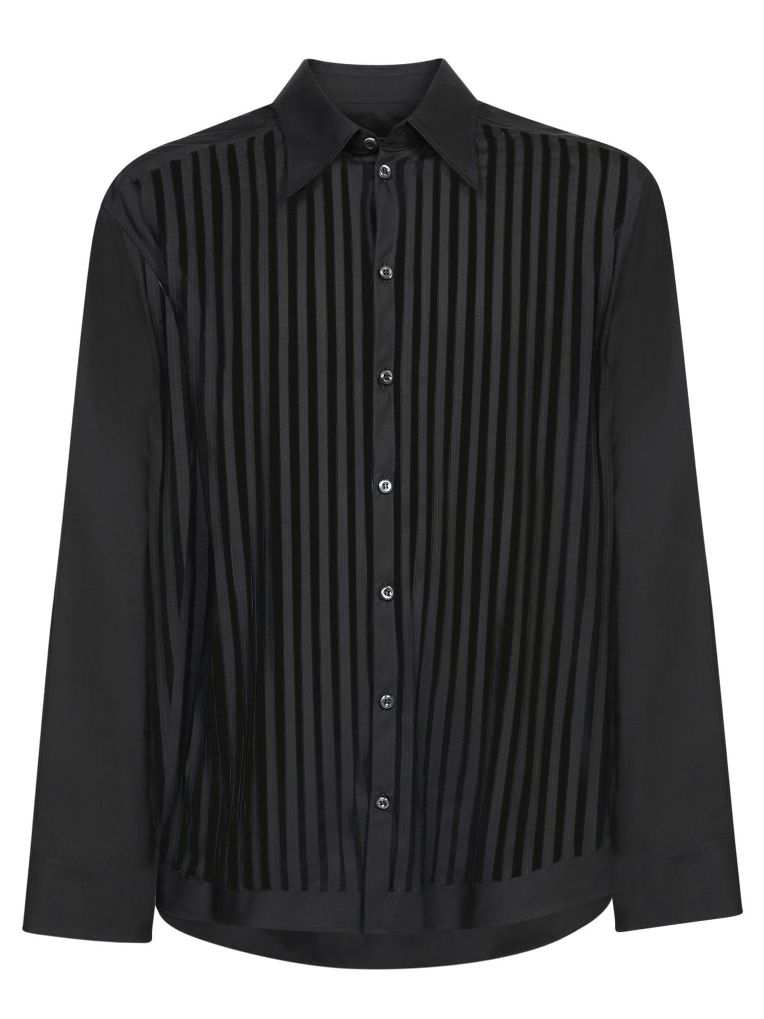 Shop Dsquared2 See Through Black Shirt