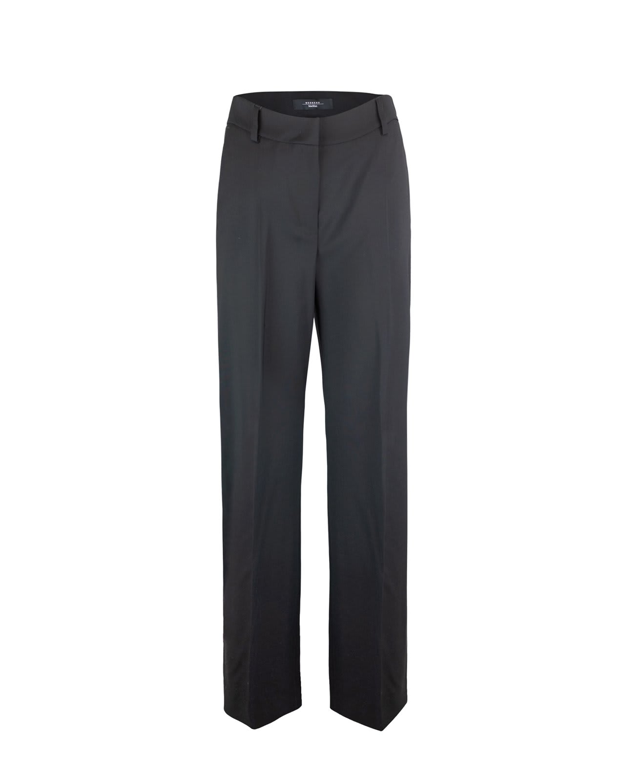 WEEKEND MAX MARA PLEATED STRAIGHT LEG PANTS