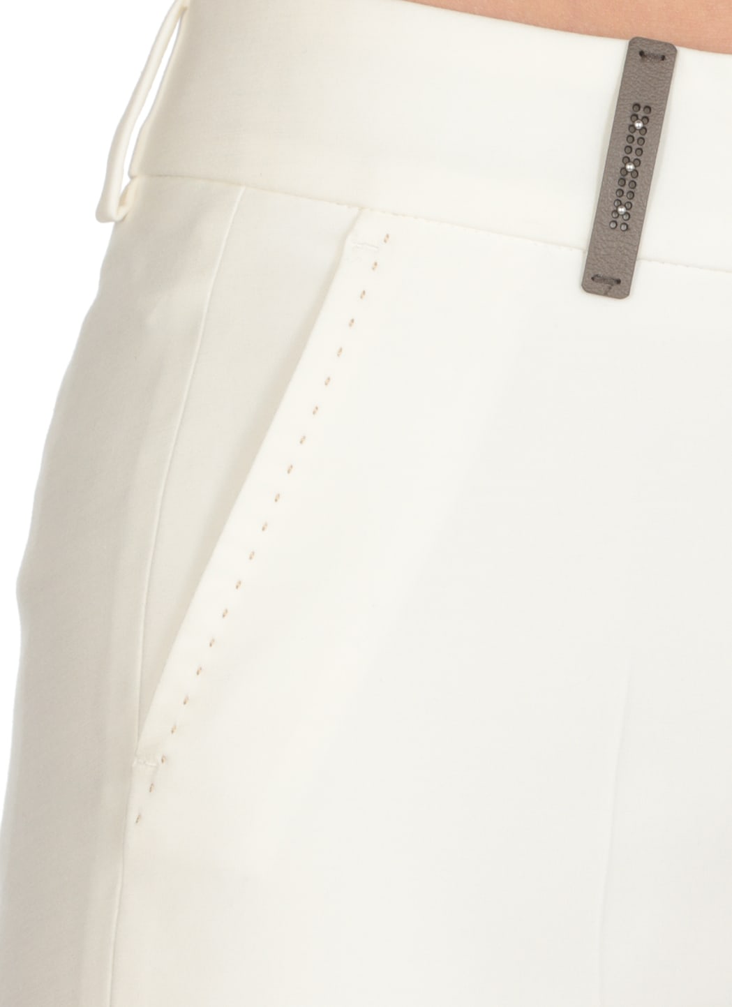 Shop Peserico Cotton Trousers