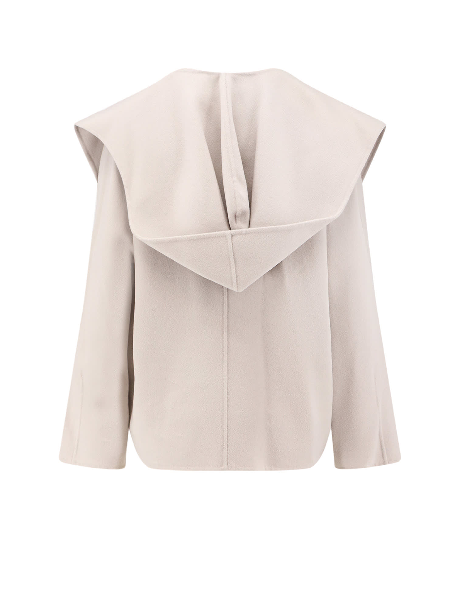 Paltò Filo Db Wool Coat In White