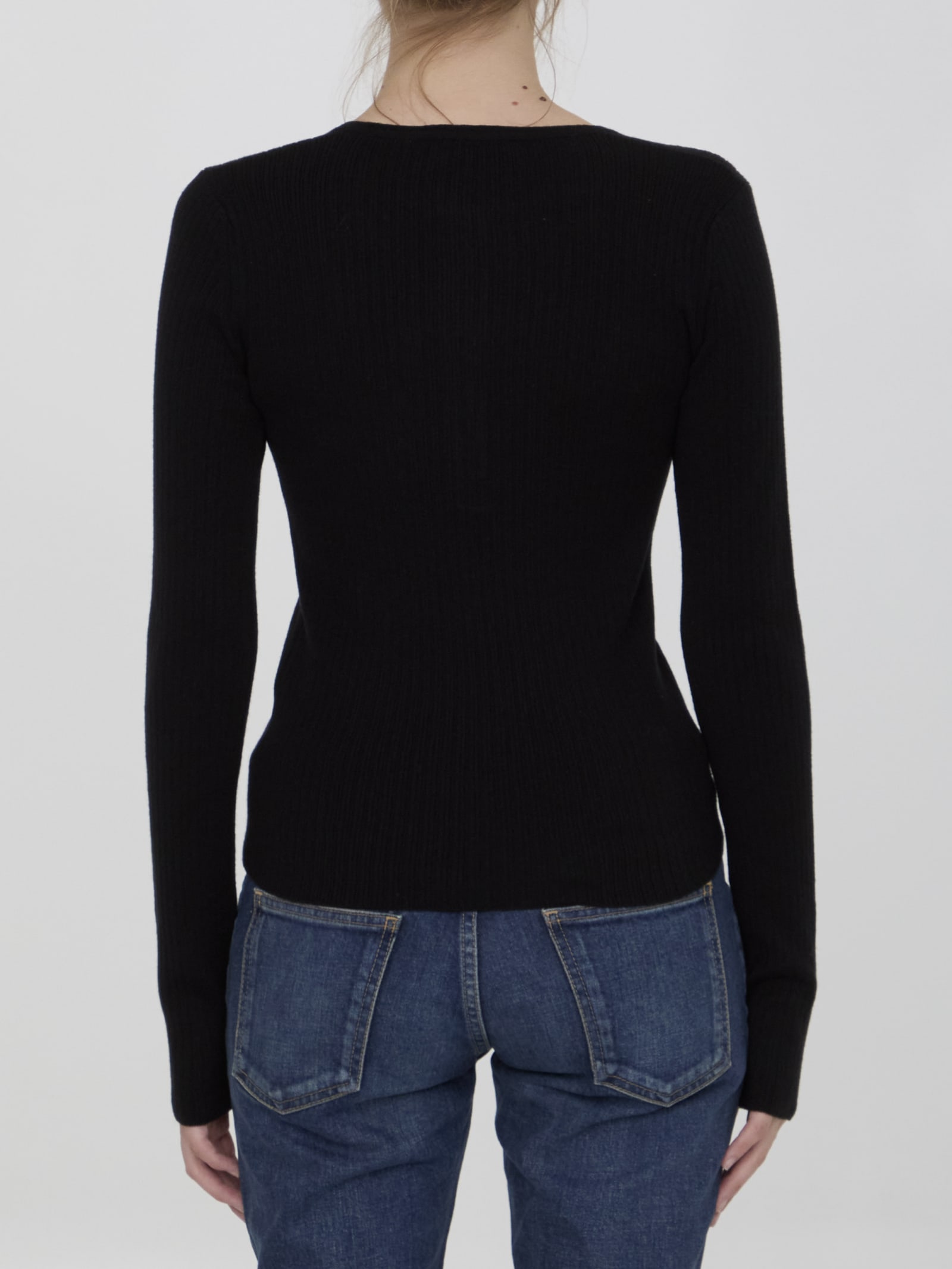 Shop Max Mara Urlo Top In Black