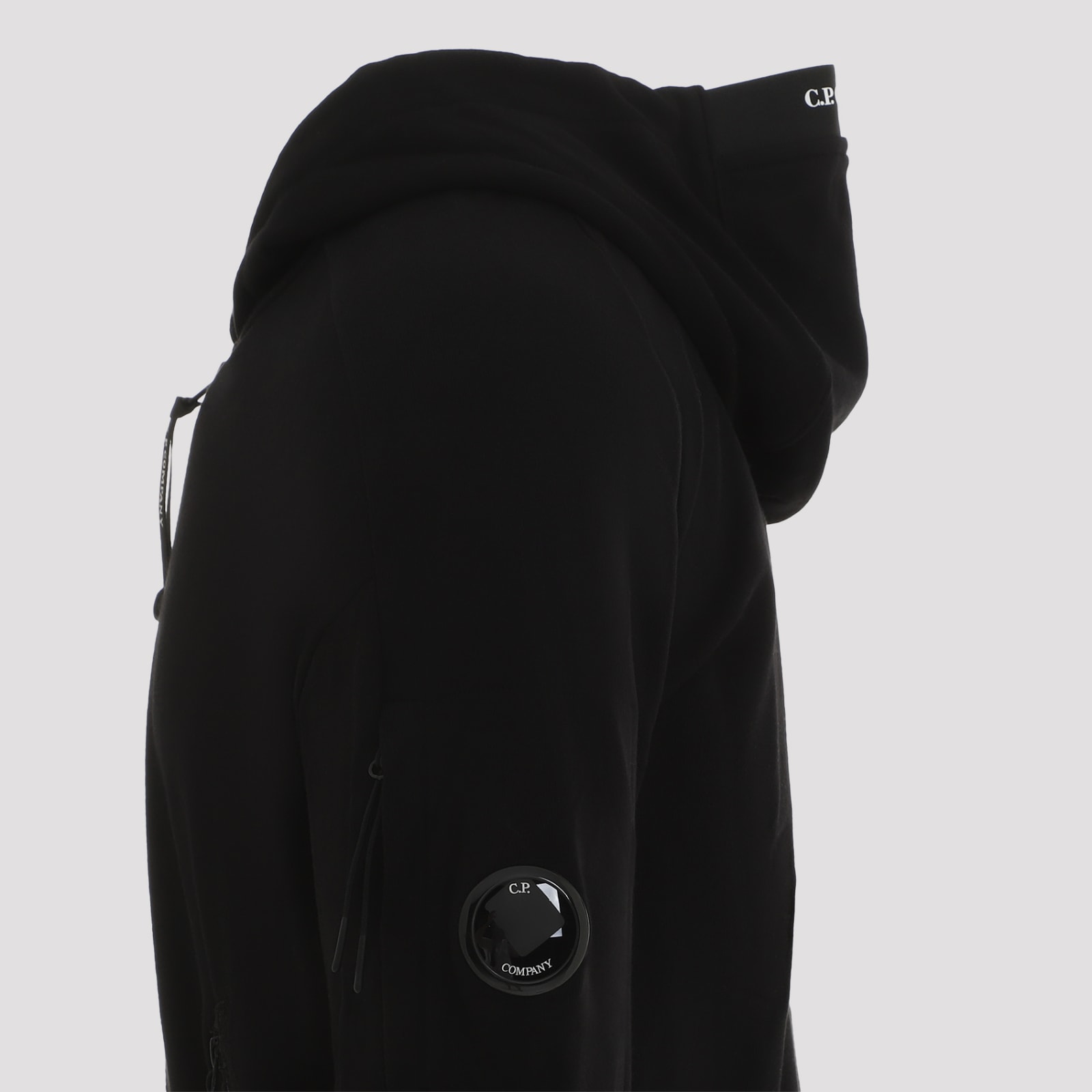 Shop C.p. Company Hoodie In Black