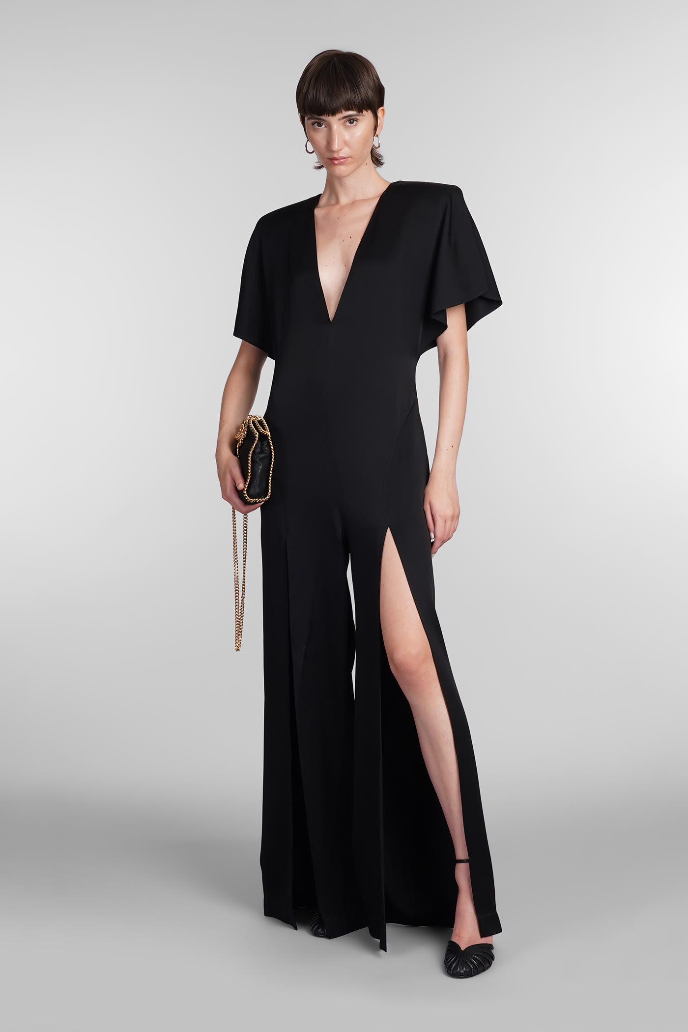 Shop Stella Mccartney Jumpsuit In Black Viscose