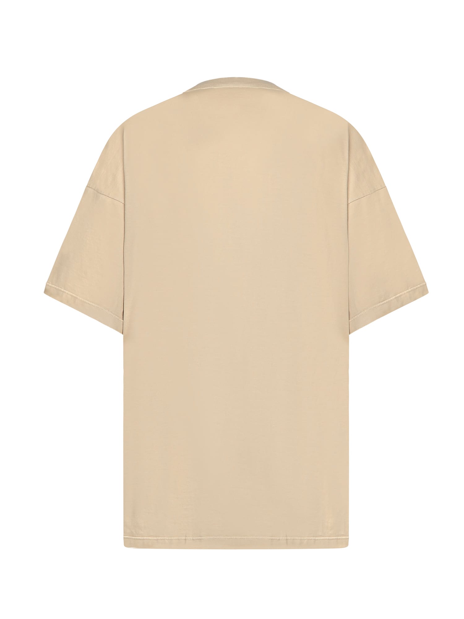 Dondup Printed T-shirt In Brown