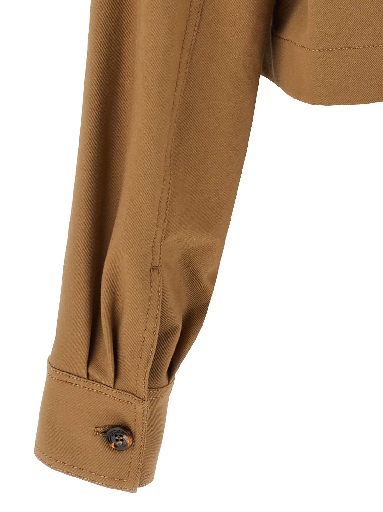 Max Mara Smalto Casual Jackets And Parka Brown In Gold