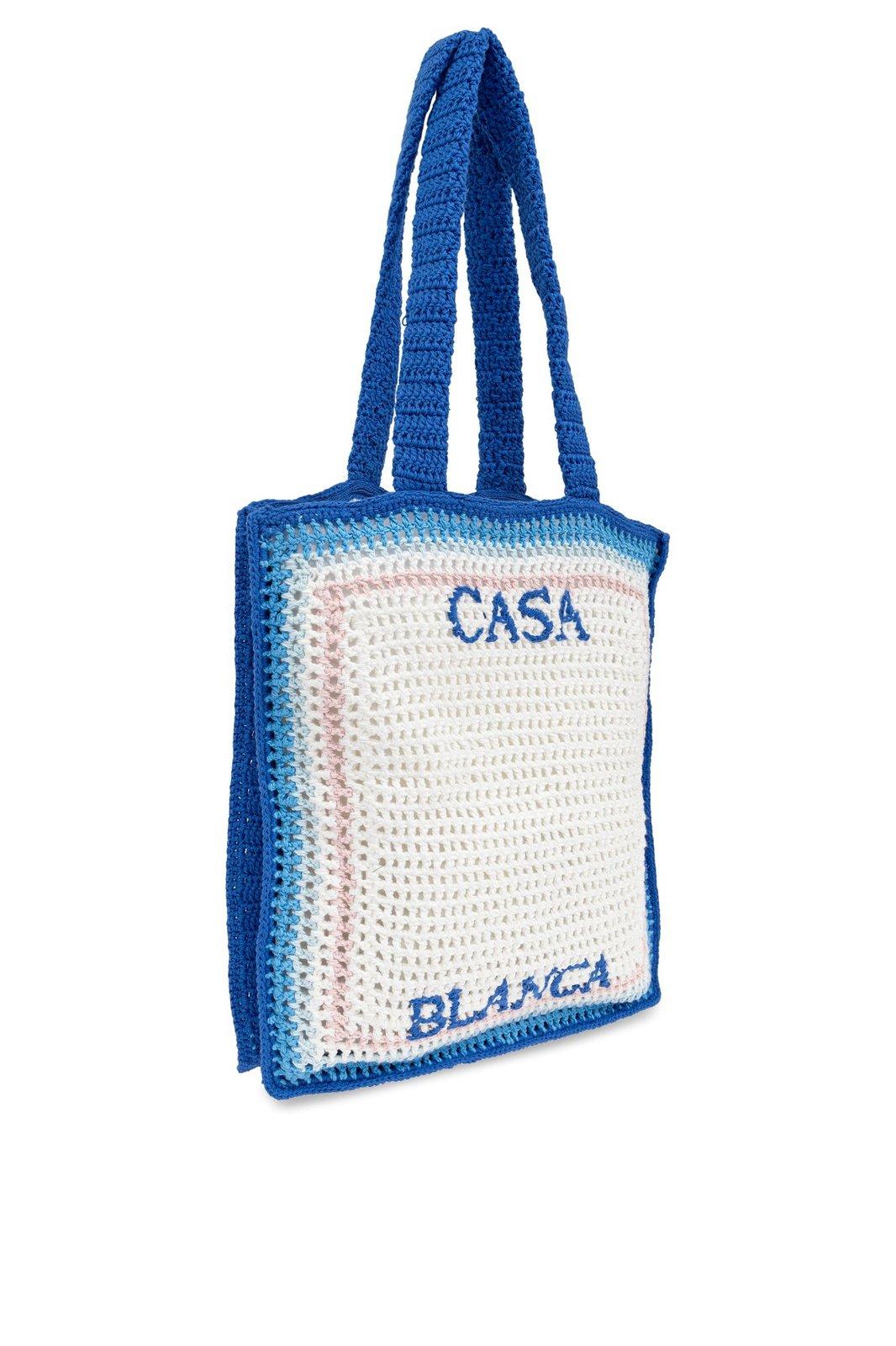 Casablanca Crochet Bag In Multicolor