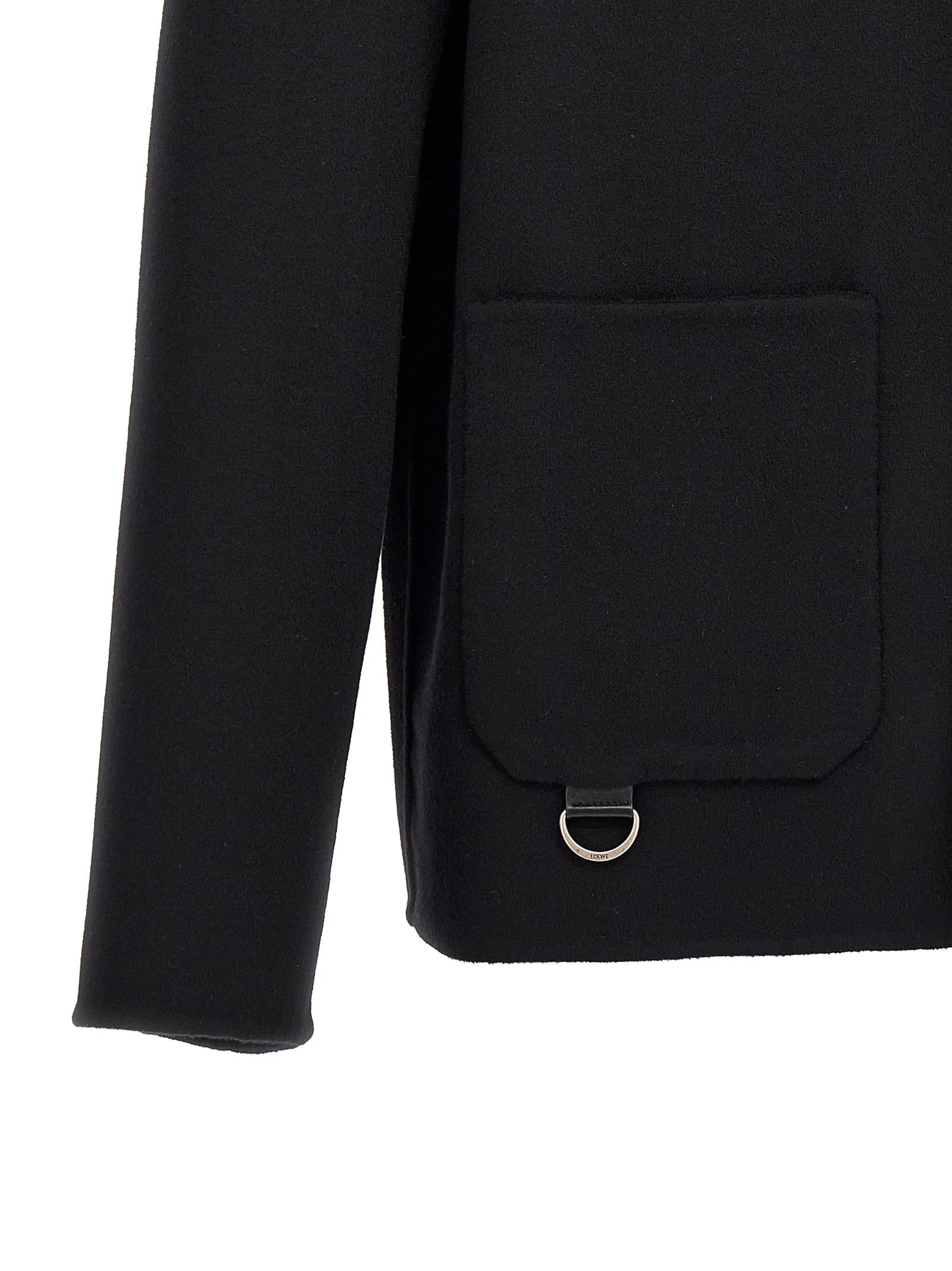 Shop Loewe Workwear Jacket In Black