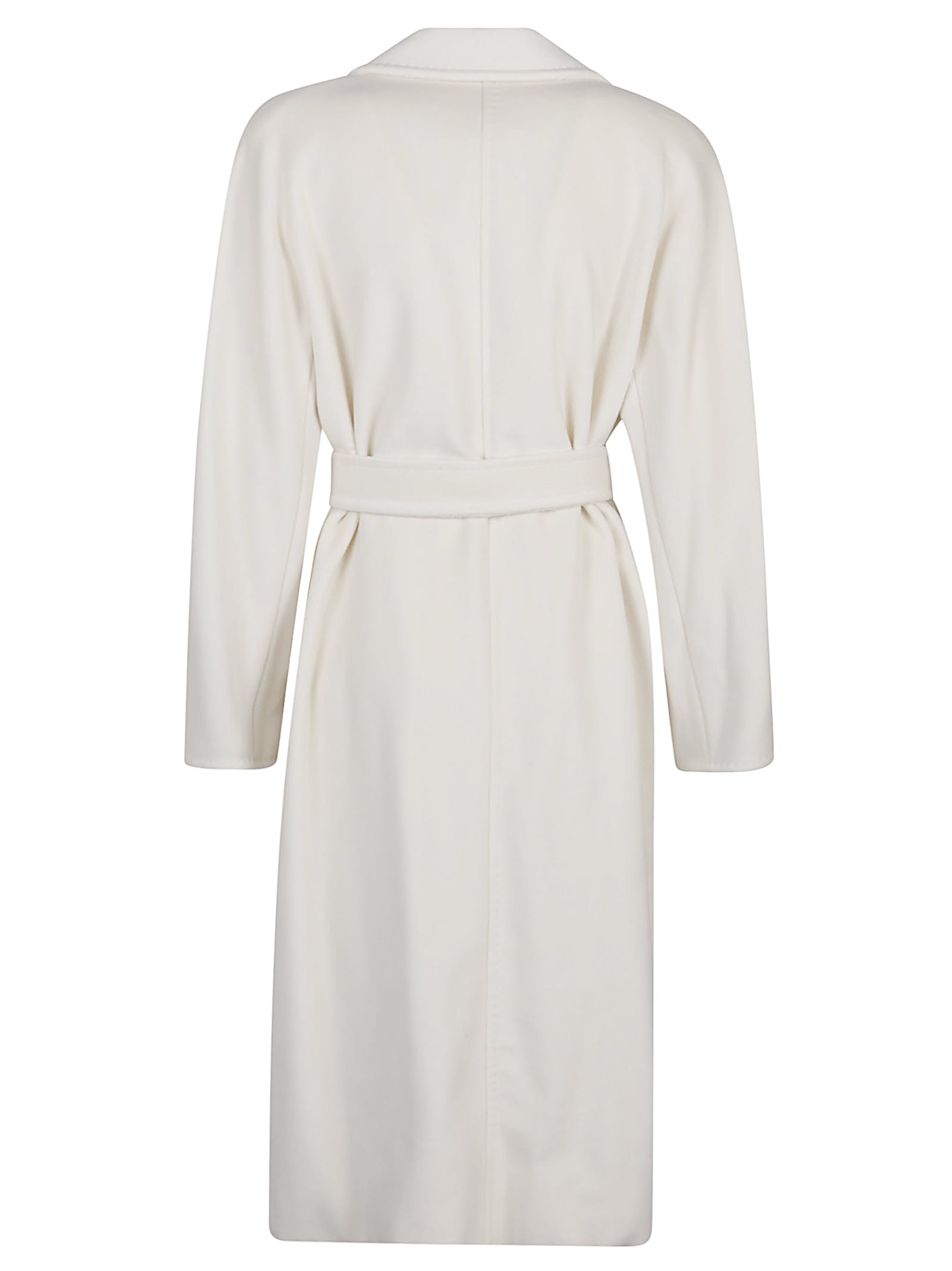 Shop Max Mara Madame Coat In Bianco