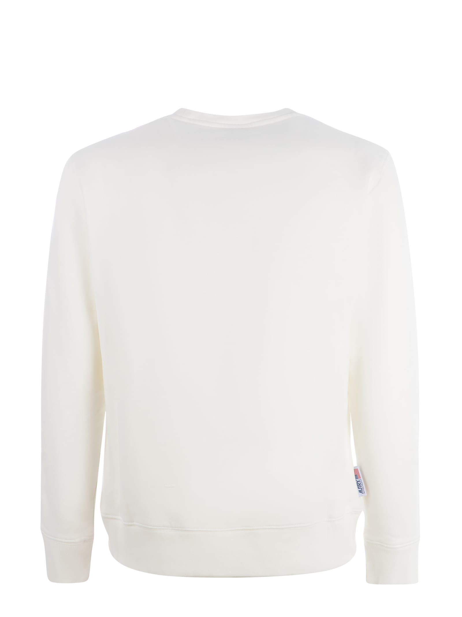 Shop Autry Sweatshirt  In Cotton In Bianco