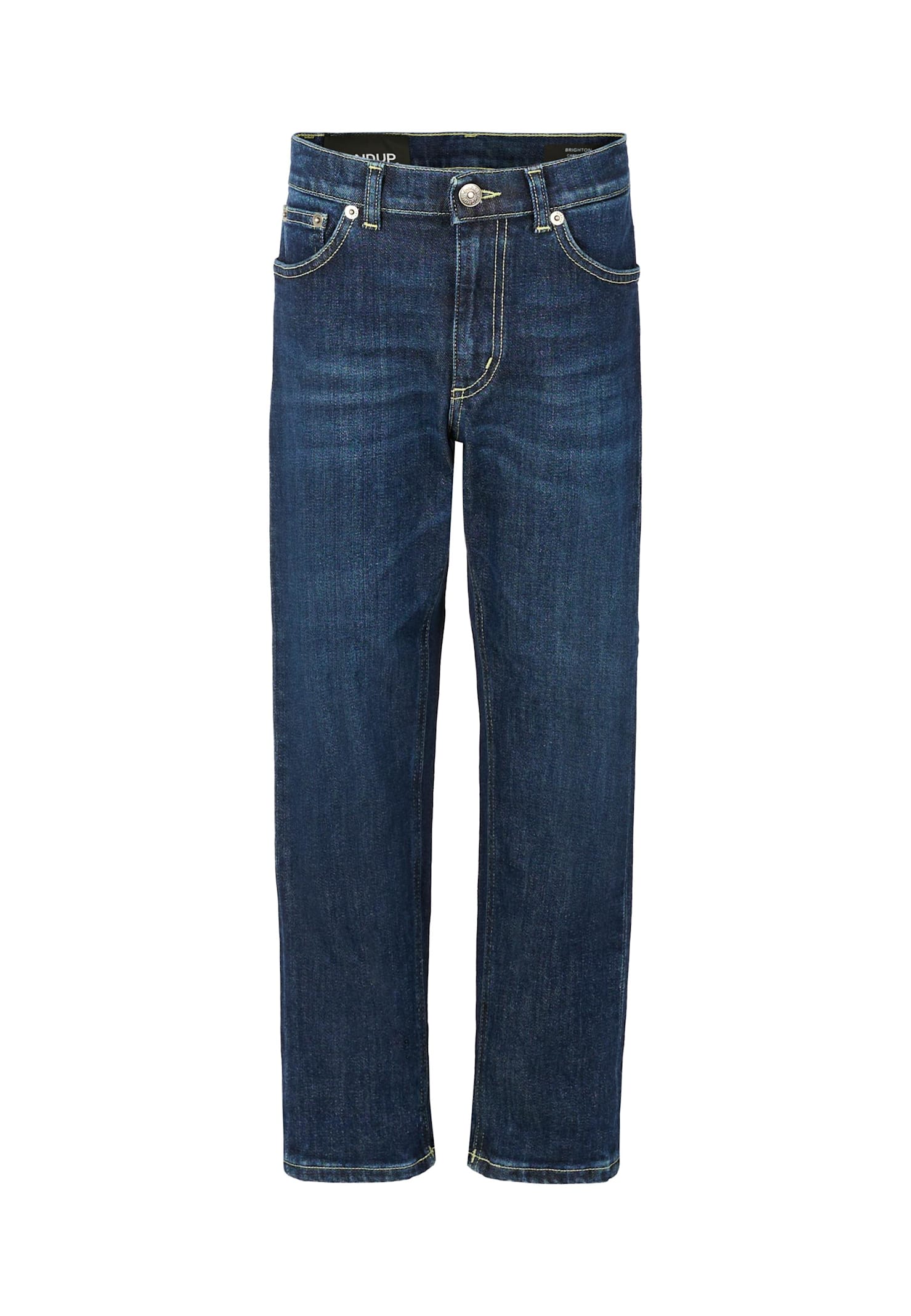 Dondup Kids' Blue Denim Jeans For Boy With Logo