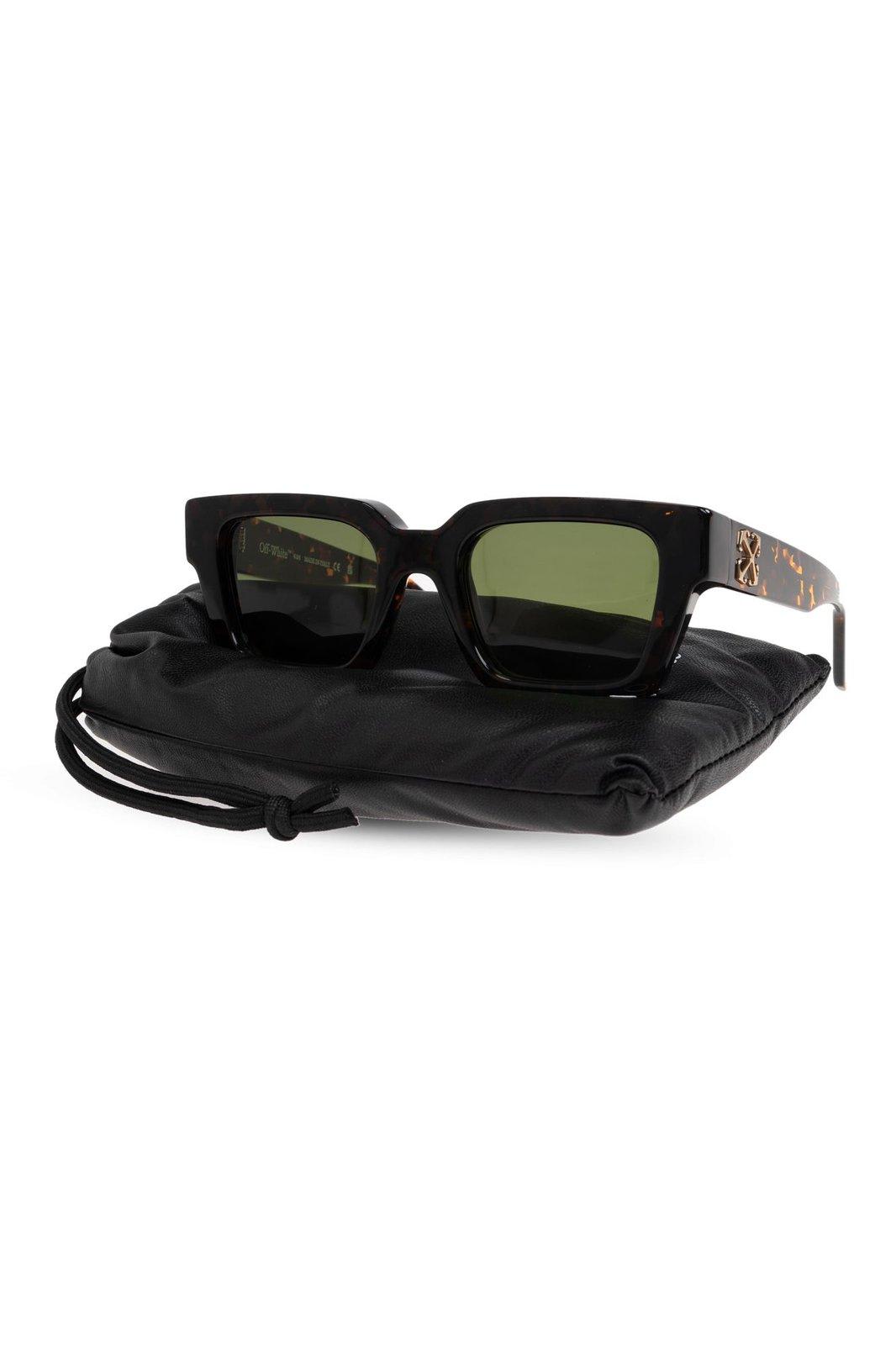 Shop Off-white Virgil Square Frame Sunglasses In Black