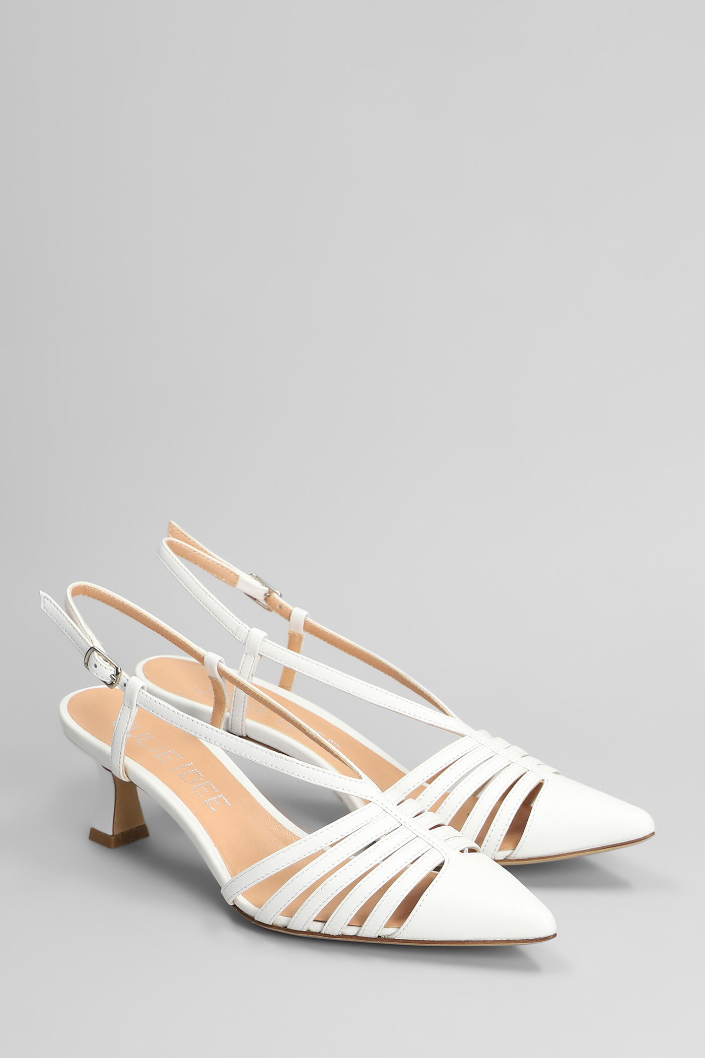 Julie Dee 55mm Leather Pumps