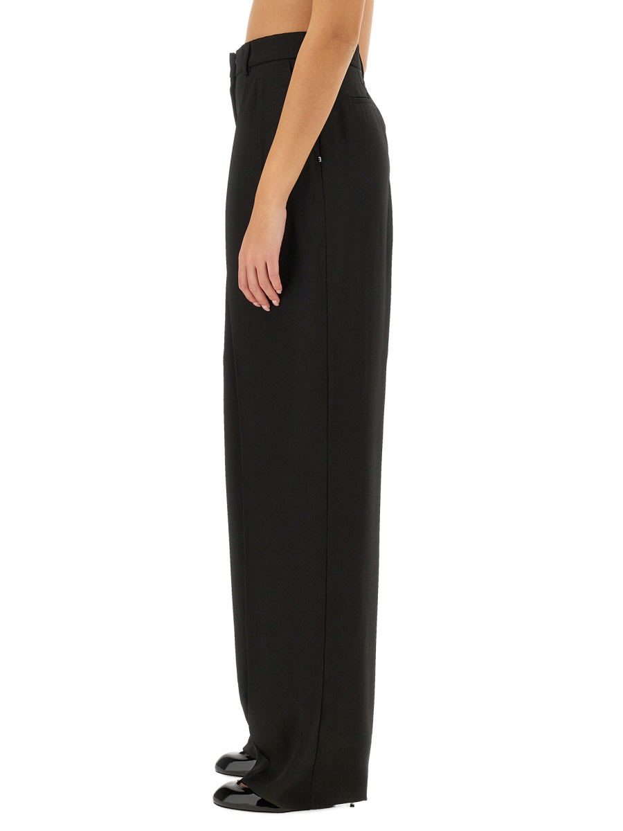 Sportmax Pants In Cotton Blend In Black