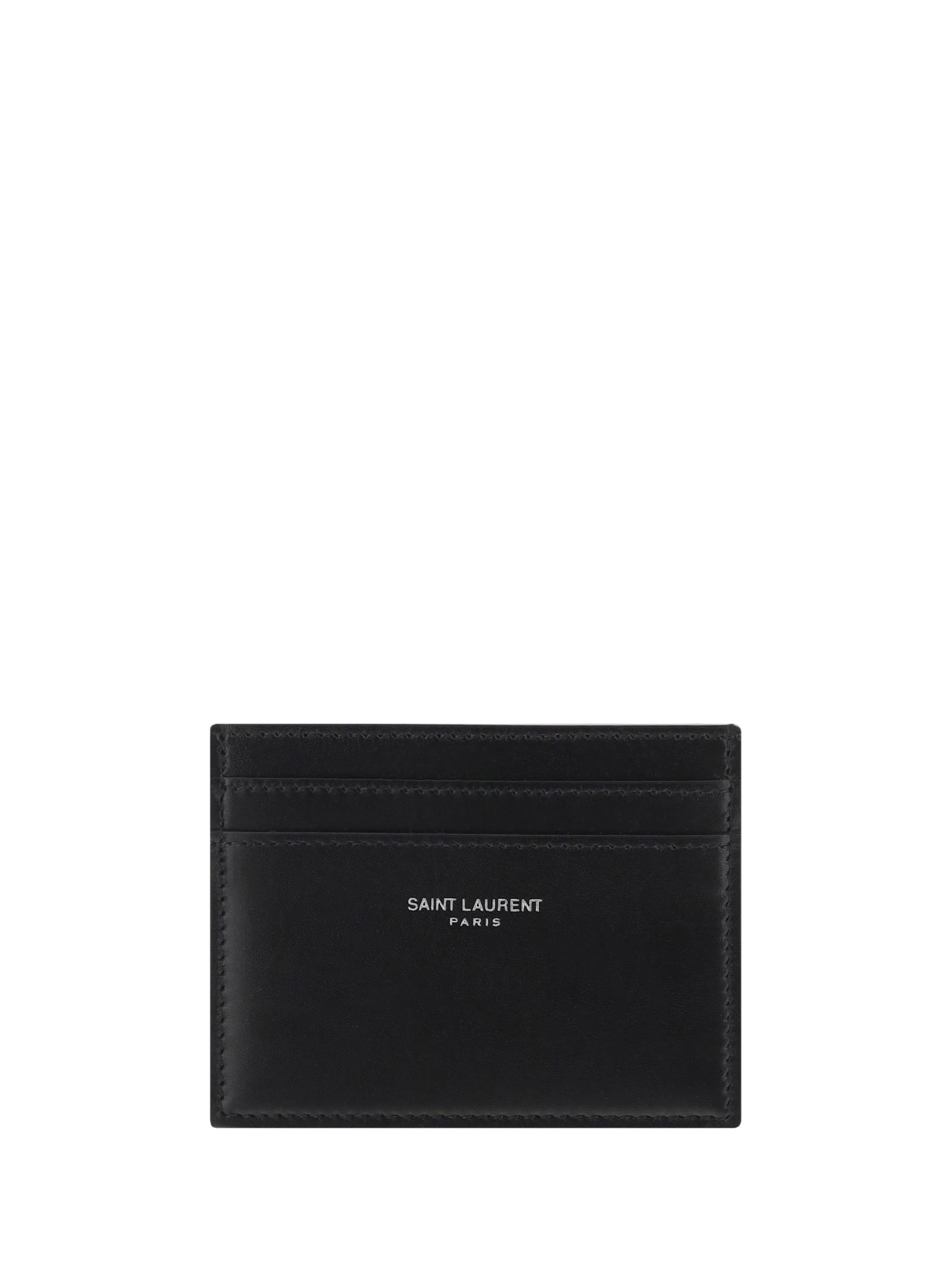 Saint Laurent Card Holder In Nero