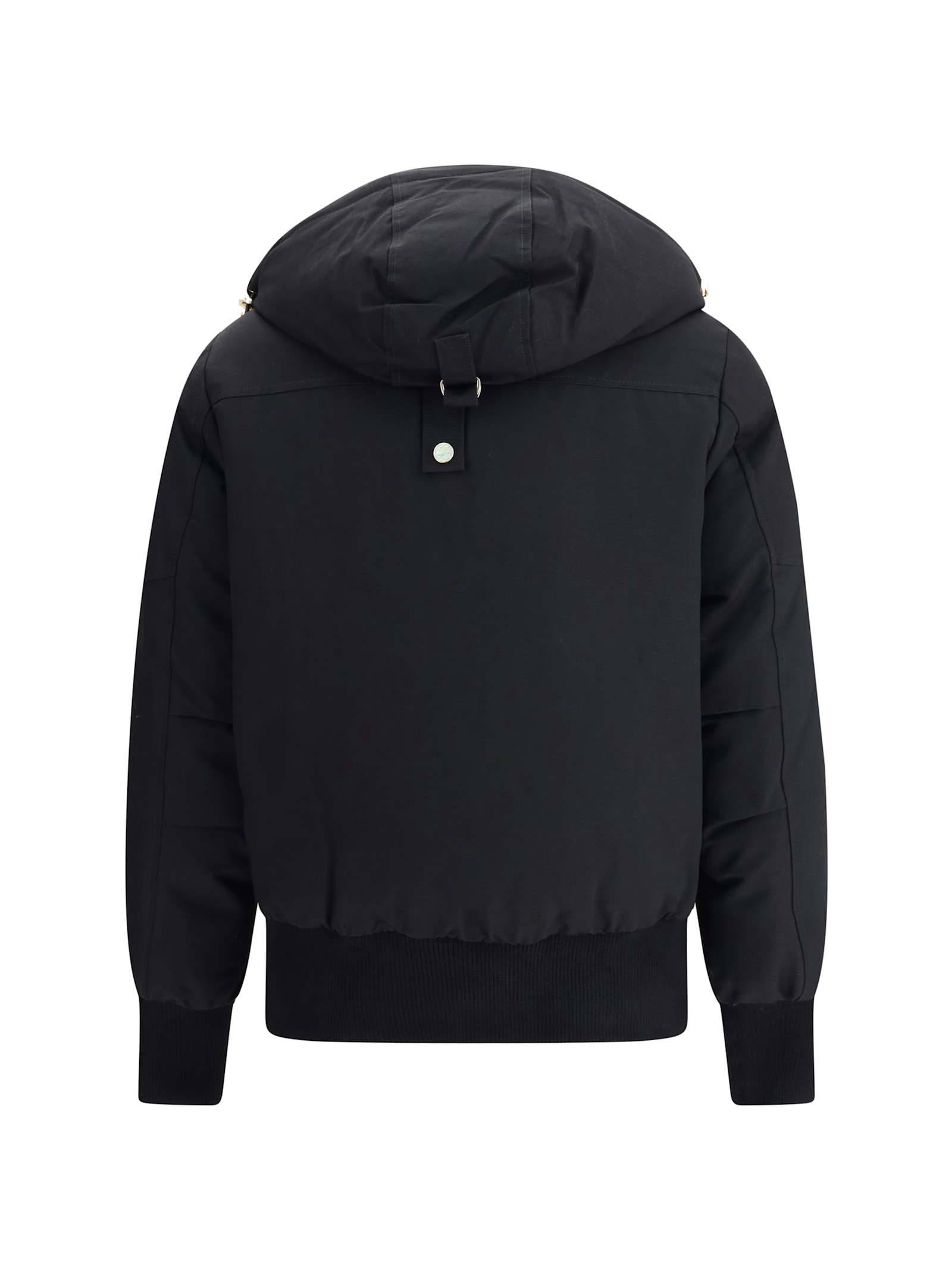 Moose Knuckles Gold Series Original Sainte Flavie Bomber Jacket In Black