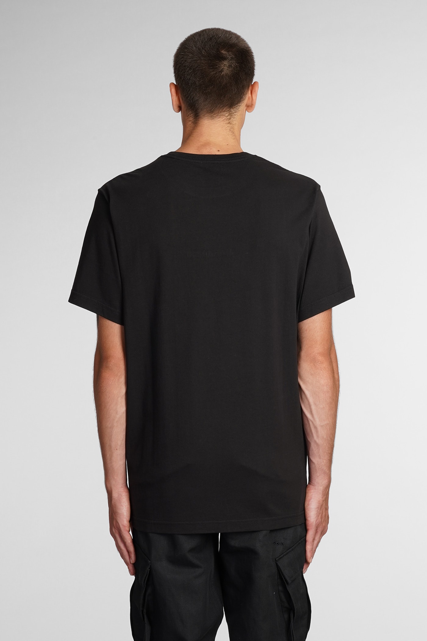 Shop Maharishi T-shirt In Black Cotton