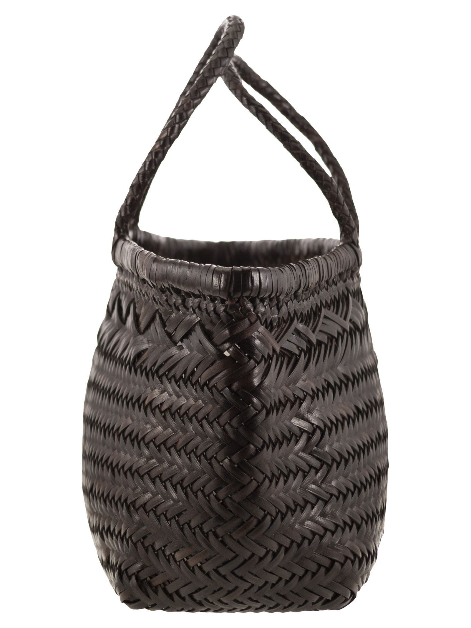 Dragon Diffusion Triple Jump Big - Woven Leather Bag
