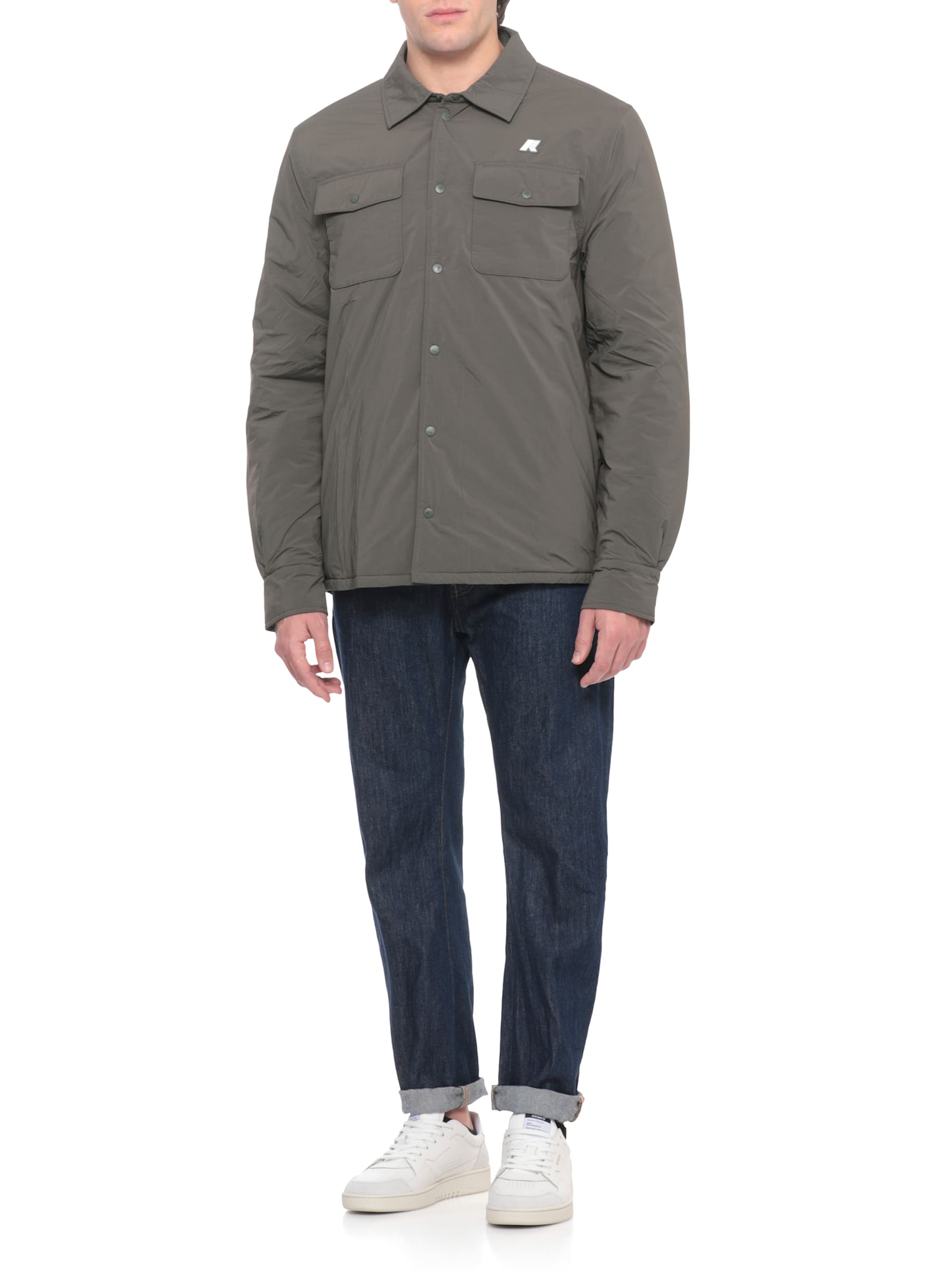 K-way Umbert Plain Warm Jacket In Green