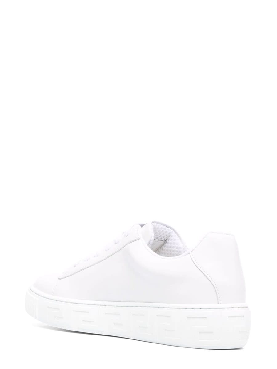 Shop Versace Low Top In White