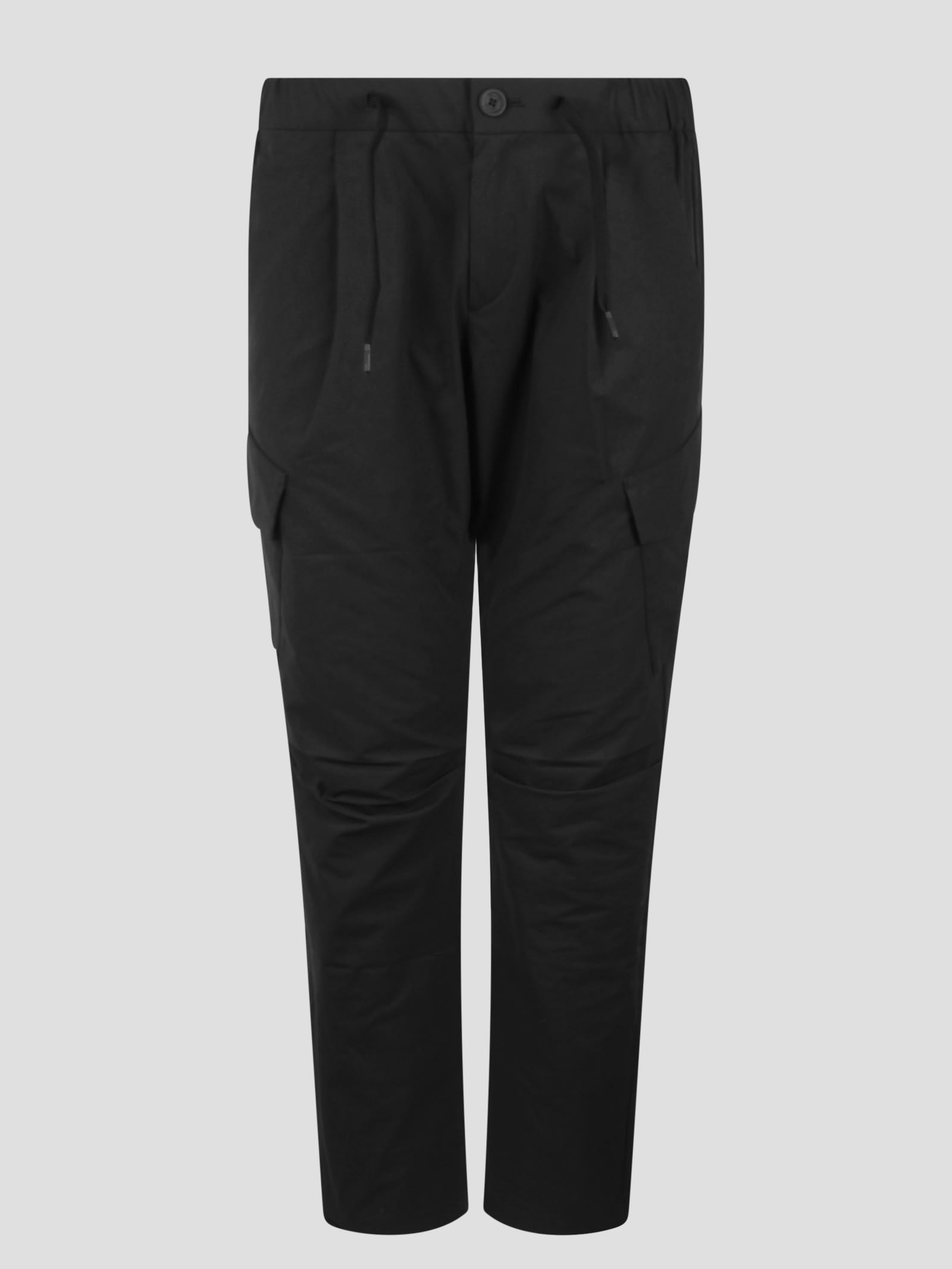 Shop Herno Nylon Dive Laminar Trousers In Black