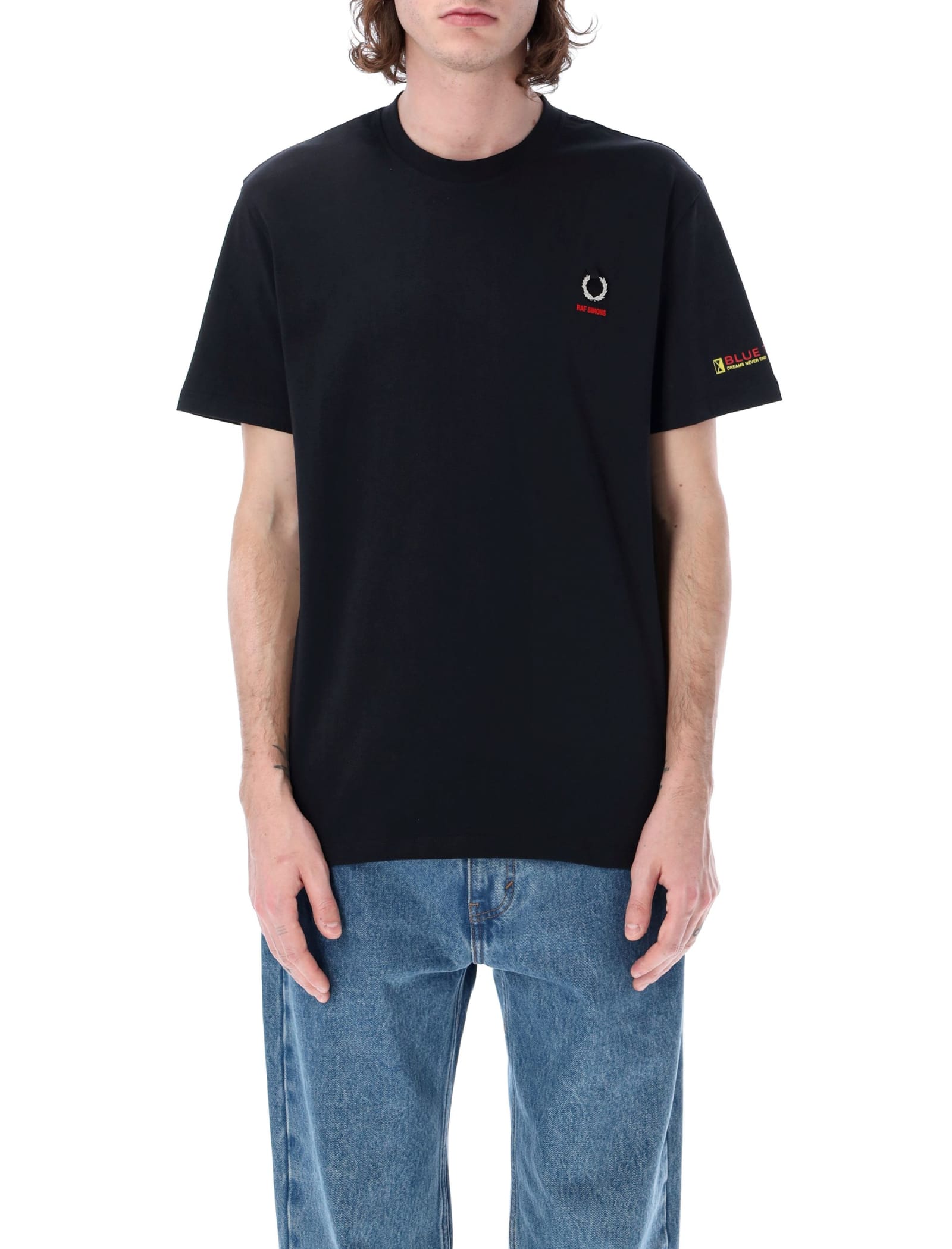 Fred Perry by Raf Simons Printed Sleeve T-shirt