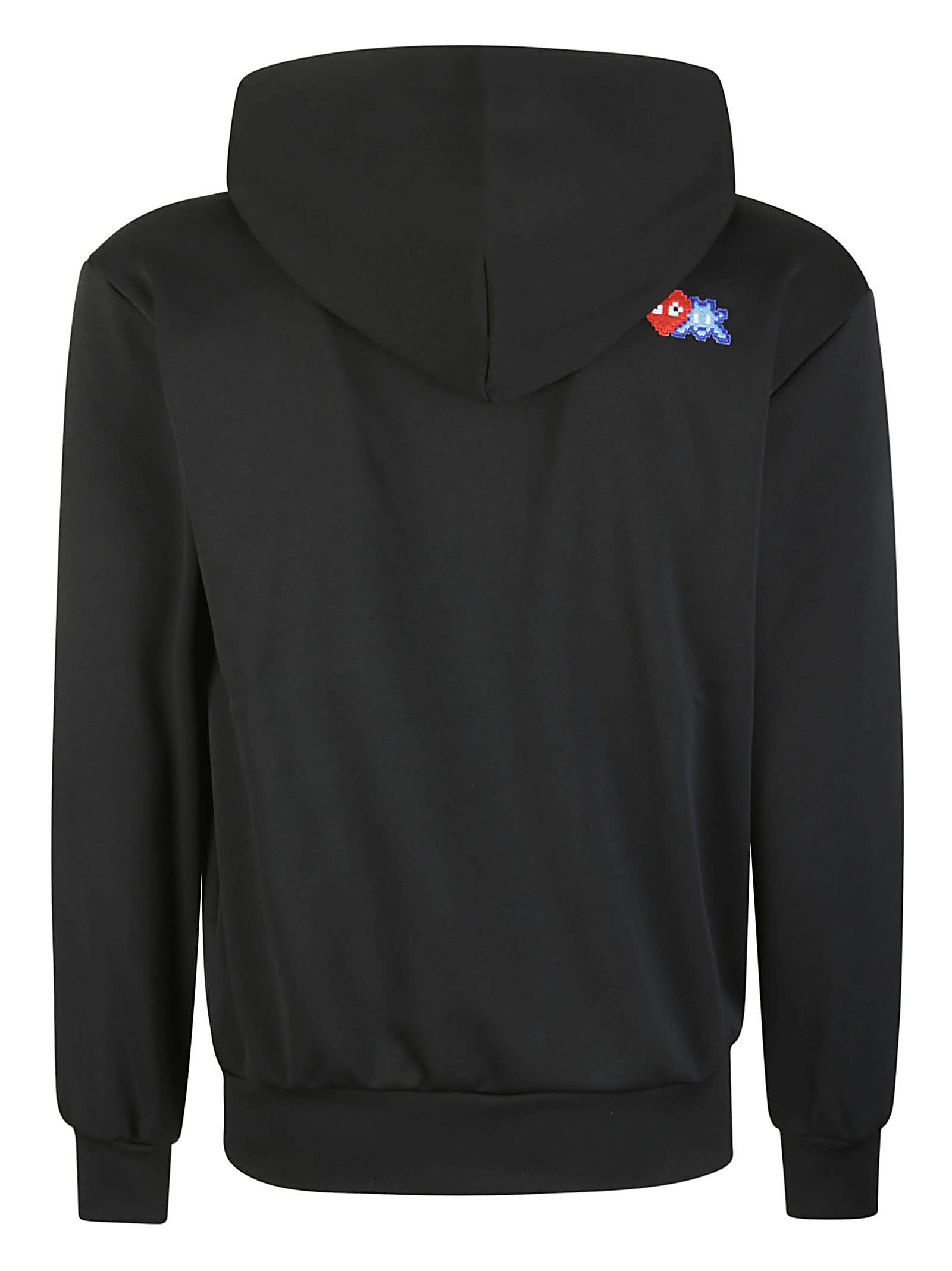 Shop Comme Des Garçons Play Hooded Sweatshirt In Black