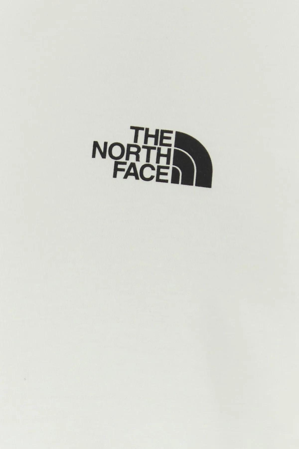 Shop The North Face White Cotton Blend T-shirt