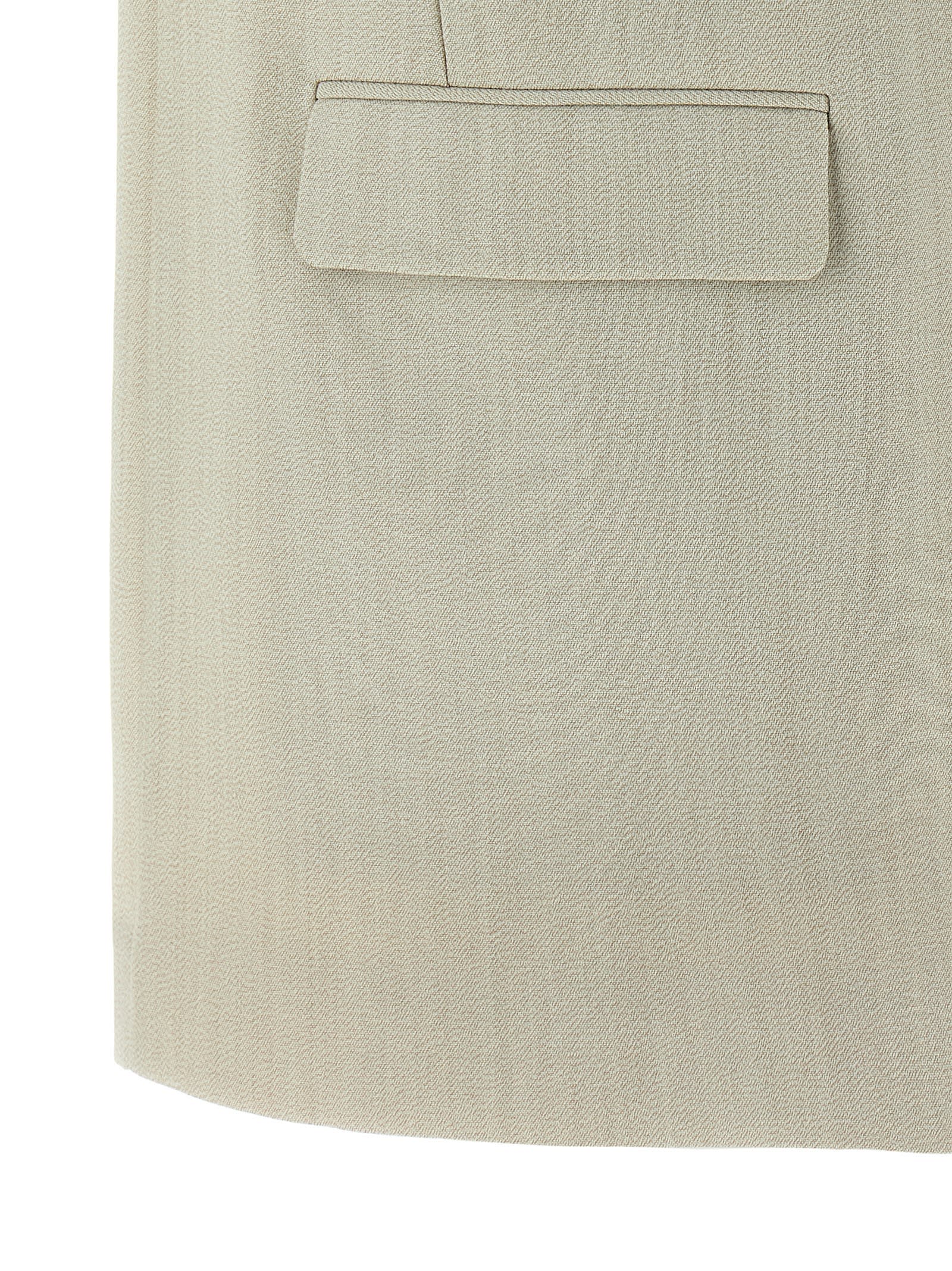 Golden Goose Button-down Gilet In Beige