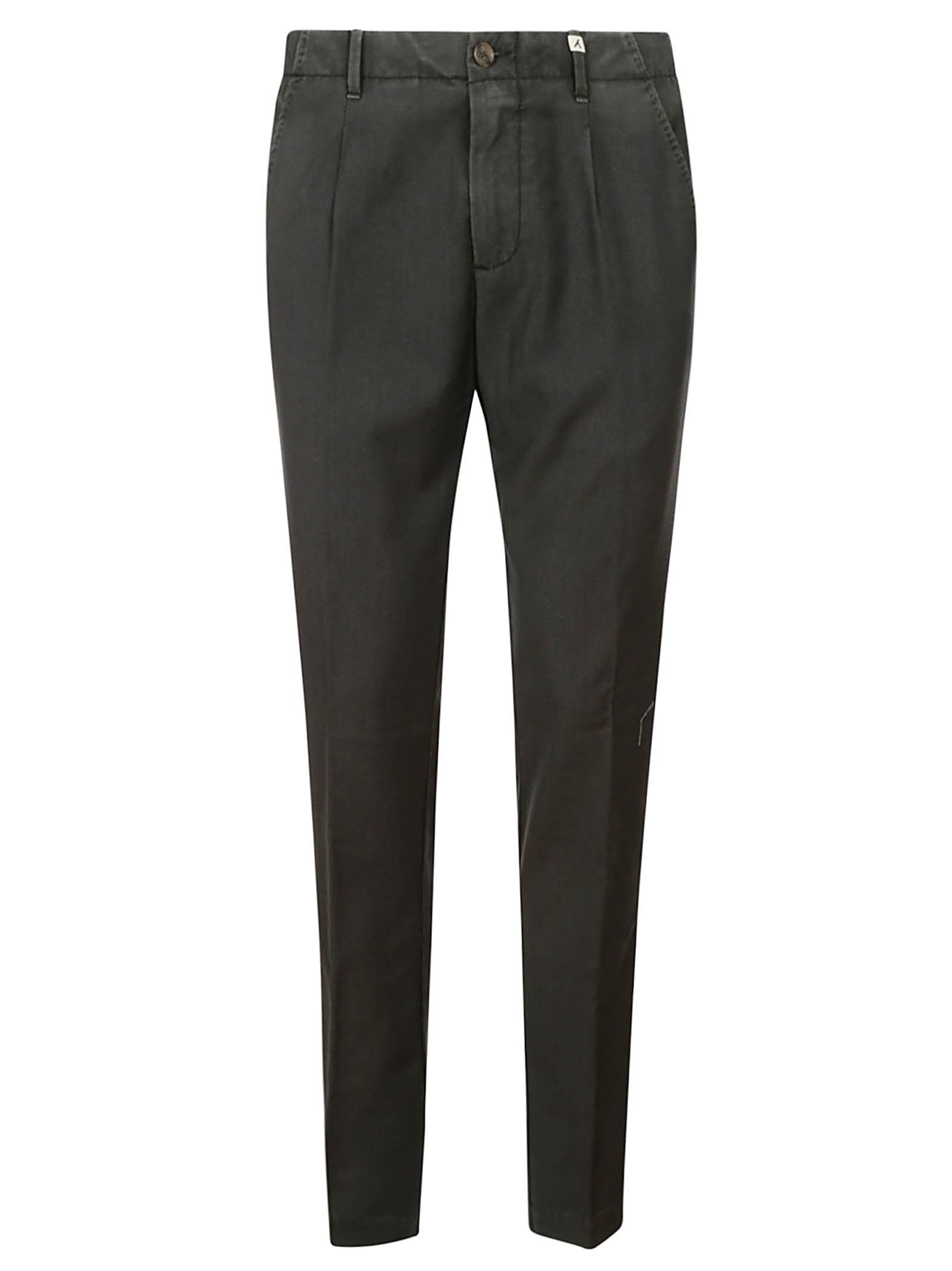 Shop Myths Trousers Micro Pinces Wool In Slate