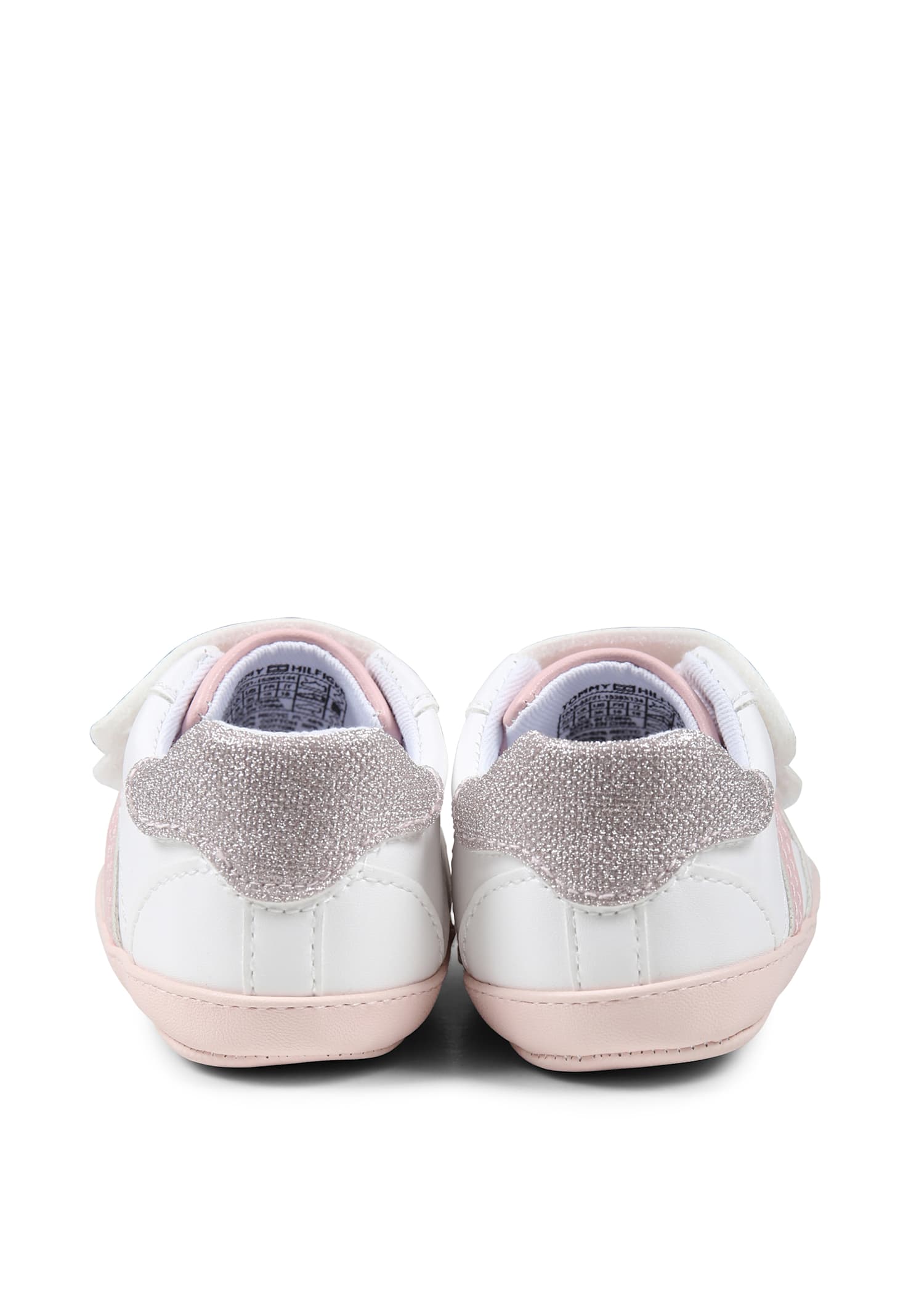 TOMMY HILFIGER WHITE SNEAKERS FOR BABY GIRL WITH LOGO