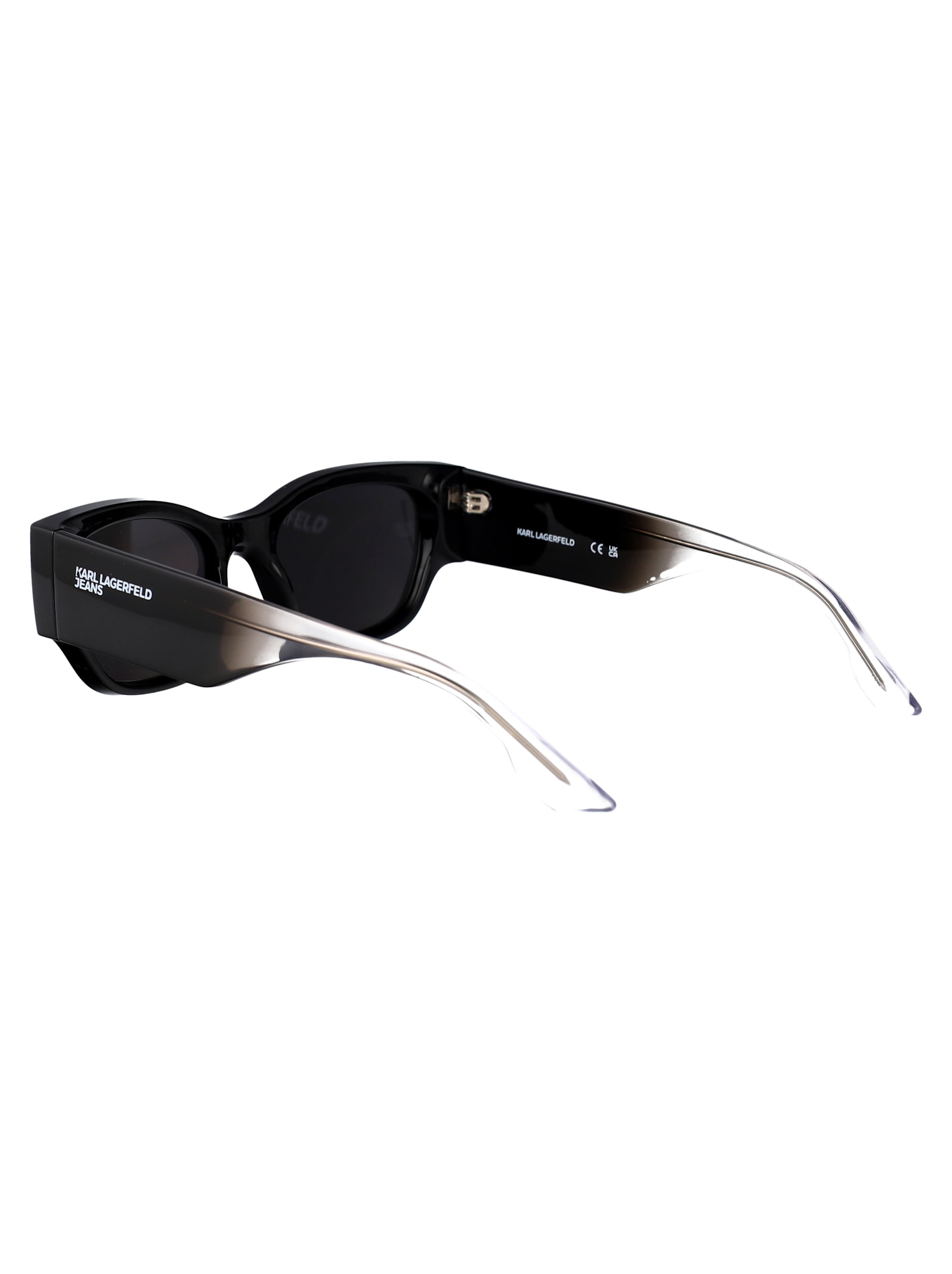 Karl Lagerfeld Round Sunglasses Klj6168 S 1 In Black