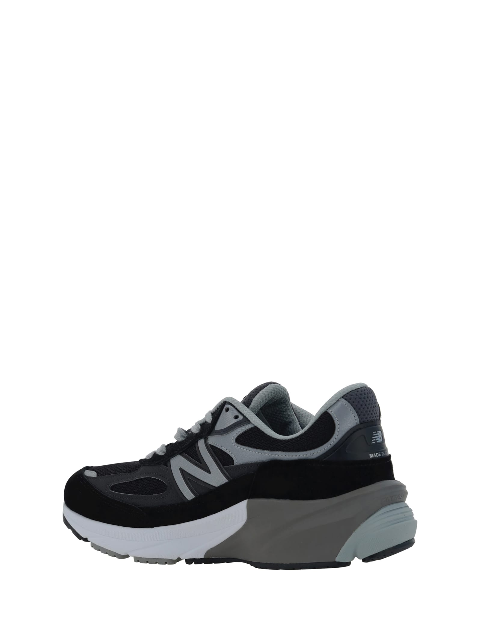 Shop New Balance M990bk6 Sneakers In Black
