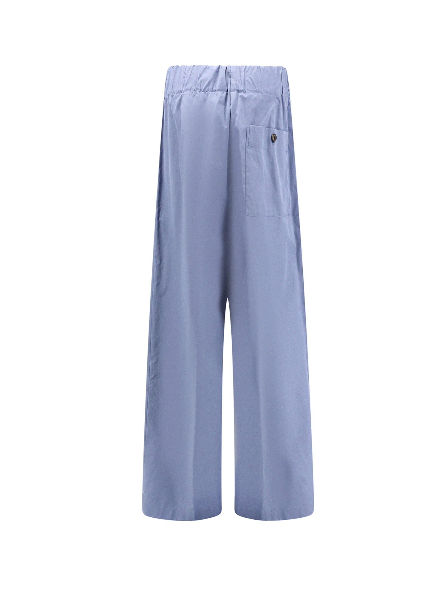 Shop Dries Van Noten Trouser In Blue
