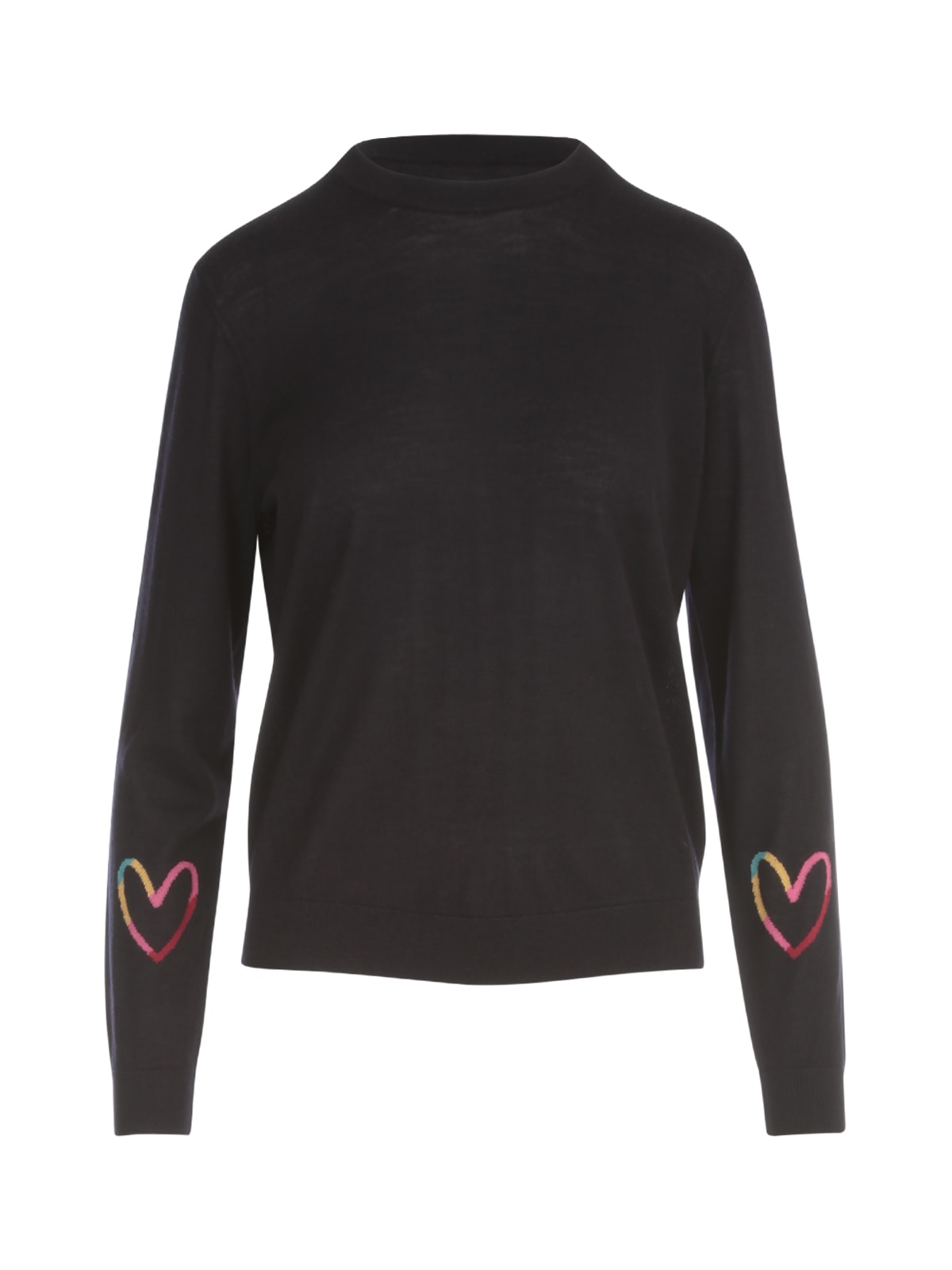 PS by Paul Smith Embroidered Hearts Crew Neck L/s Sweater