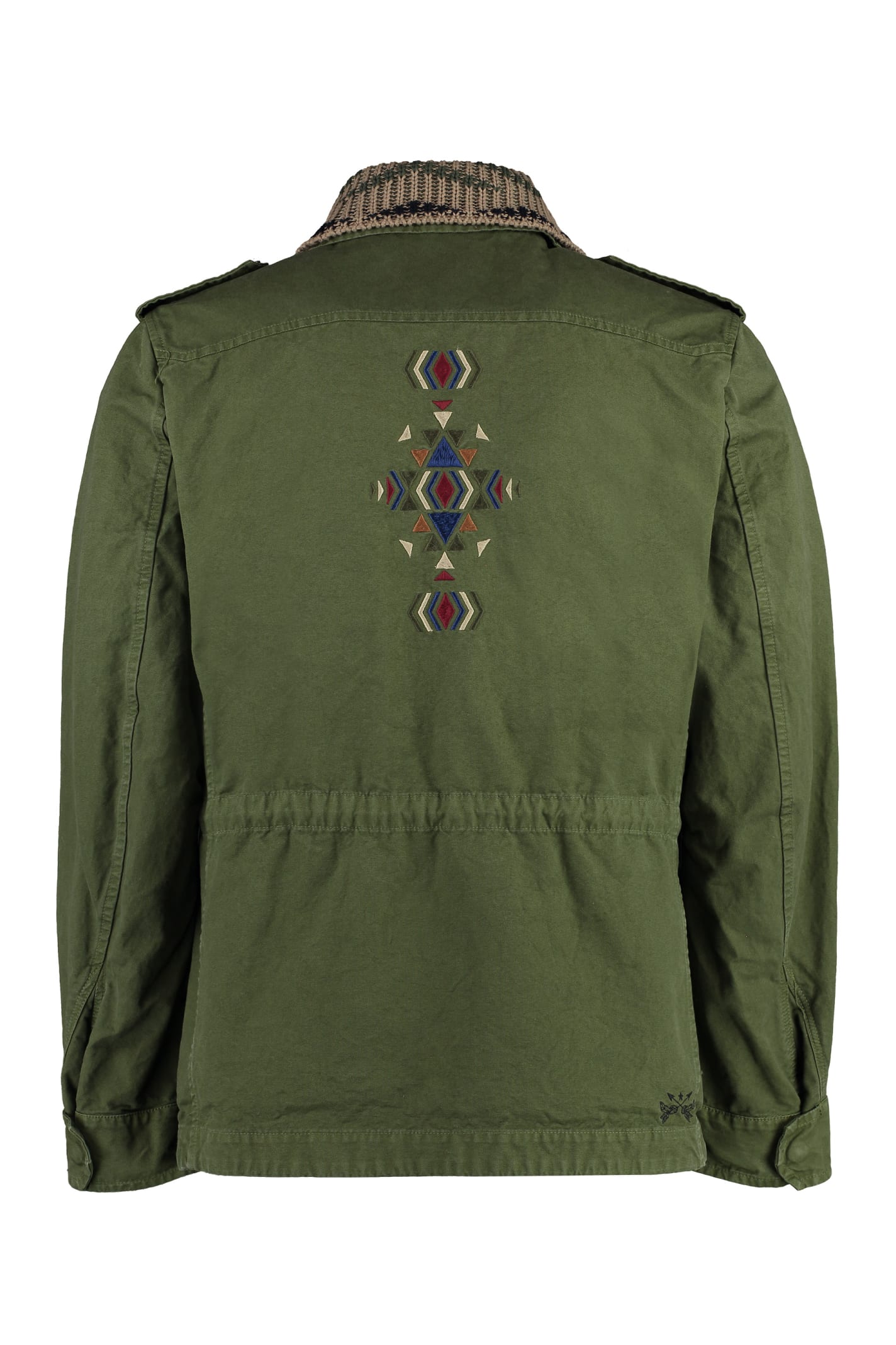 Shop Bazar Deluxe Durango Unlined Cotton Jacket In Green