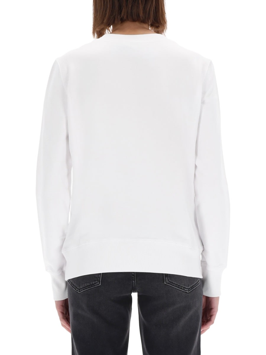 Versace Jeans Couture Sweatshirt With Logo In White