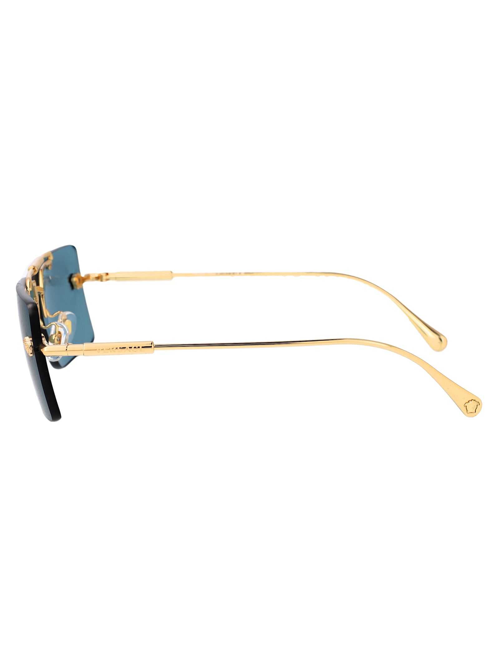 Shop Versace 0ve2245 Sunglasses In Gold