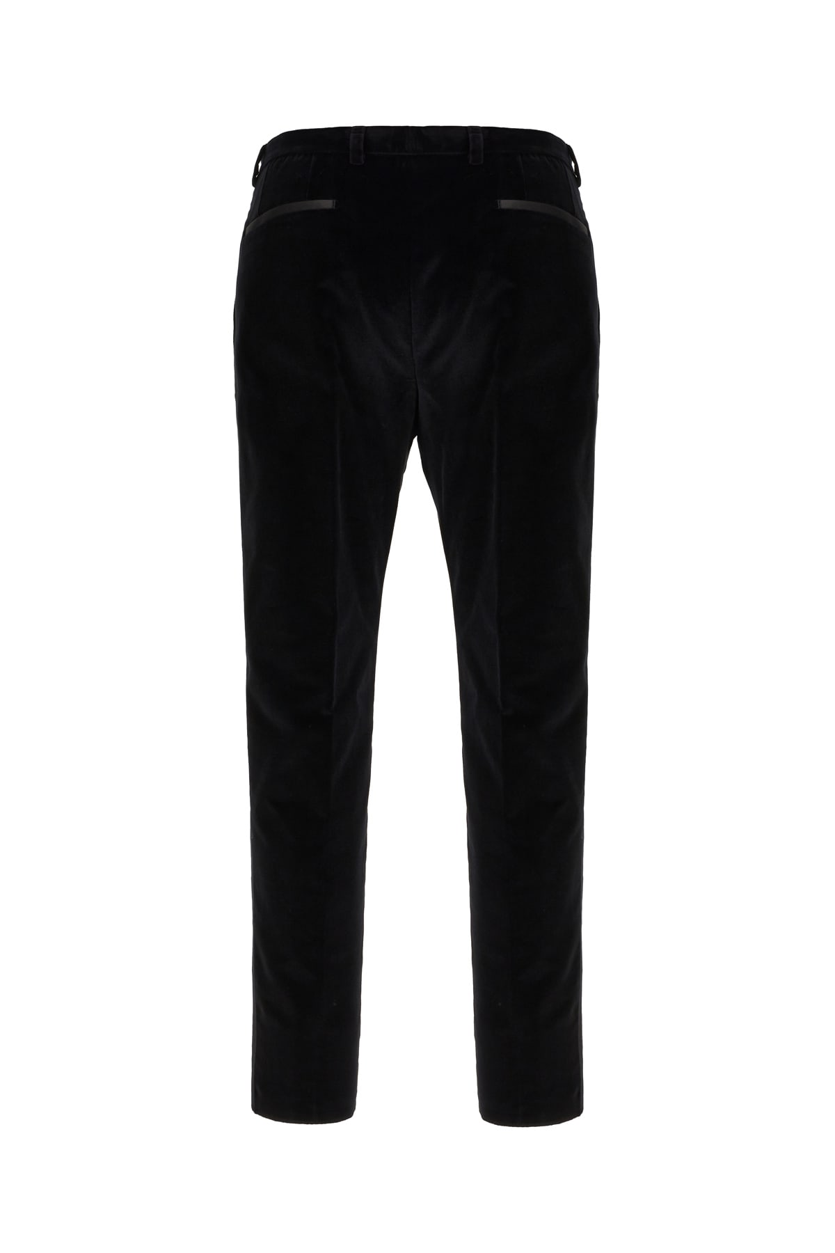 Shop Dolce & Gabbana Black Cotton Blend Joggers In Nero