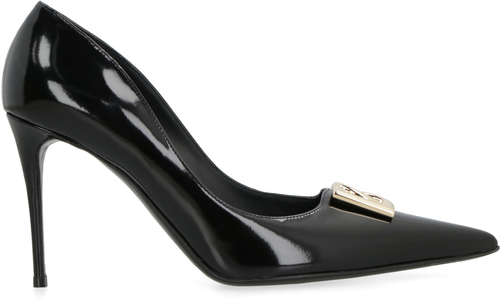 Shop Dolce & Gabbana Leather Pumps In Black