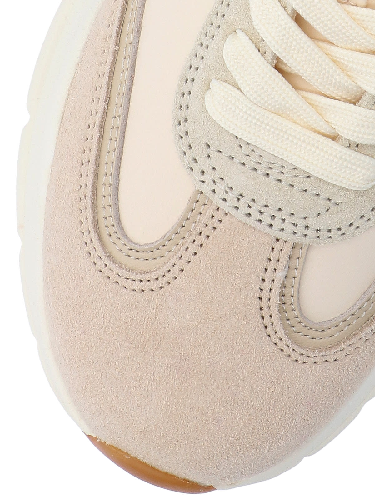 Shop Tory Burch Good Luck Sneakers In Beige