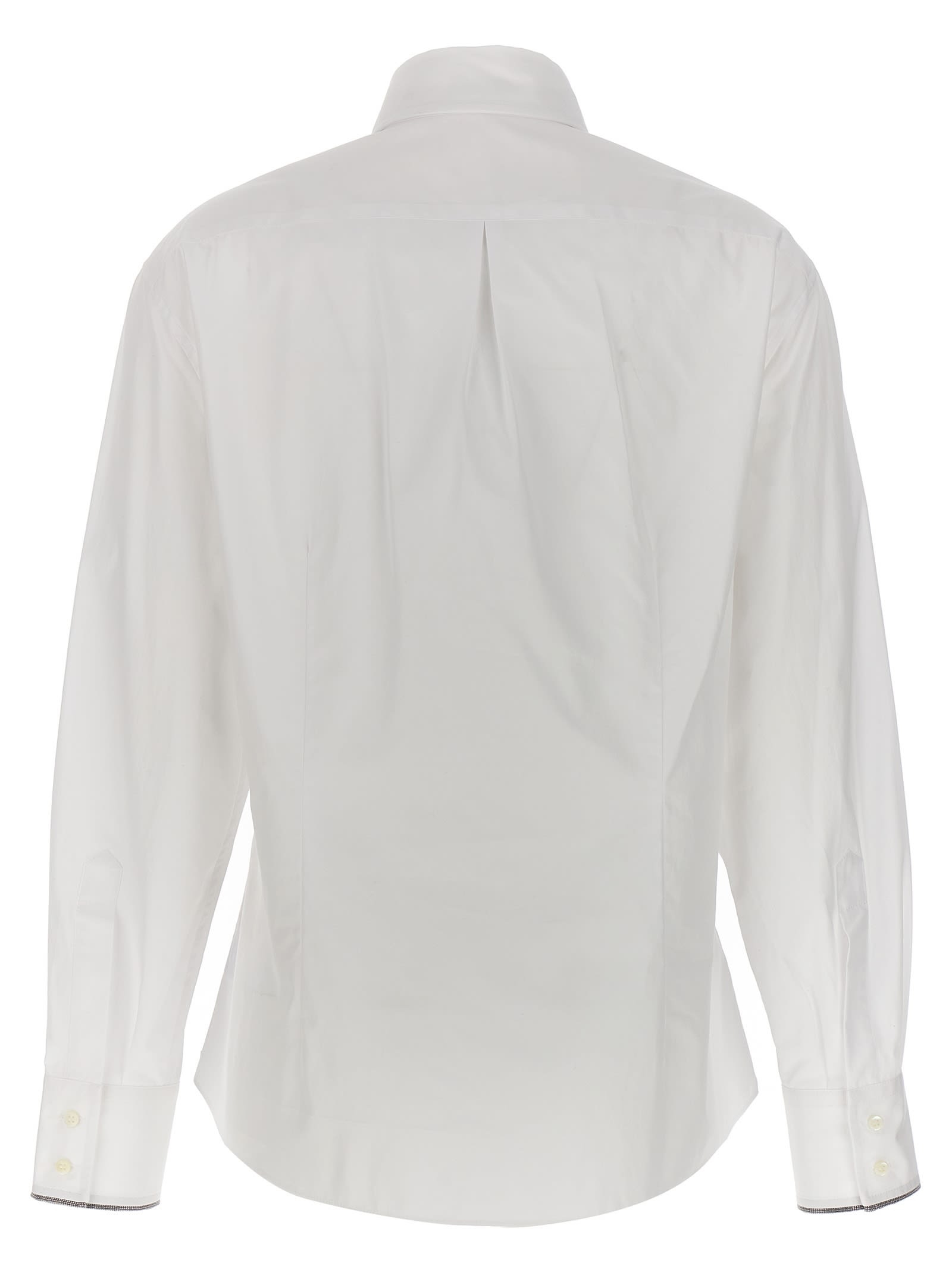 Shop Brunello Cucinelli Monile Shirt In White