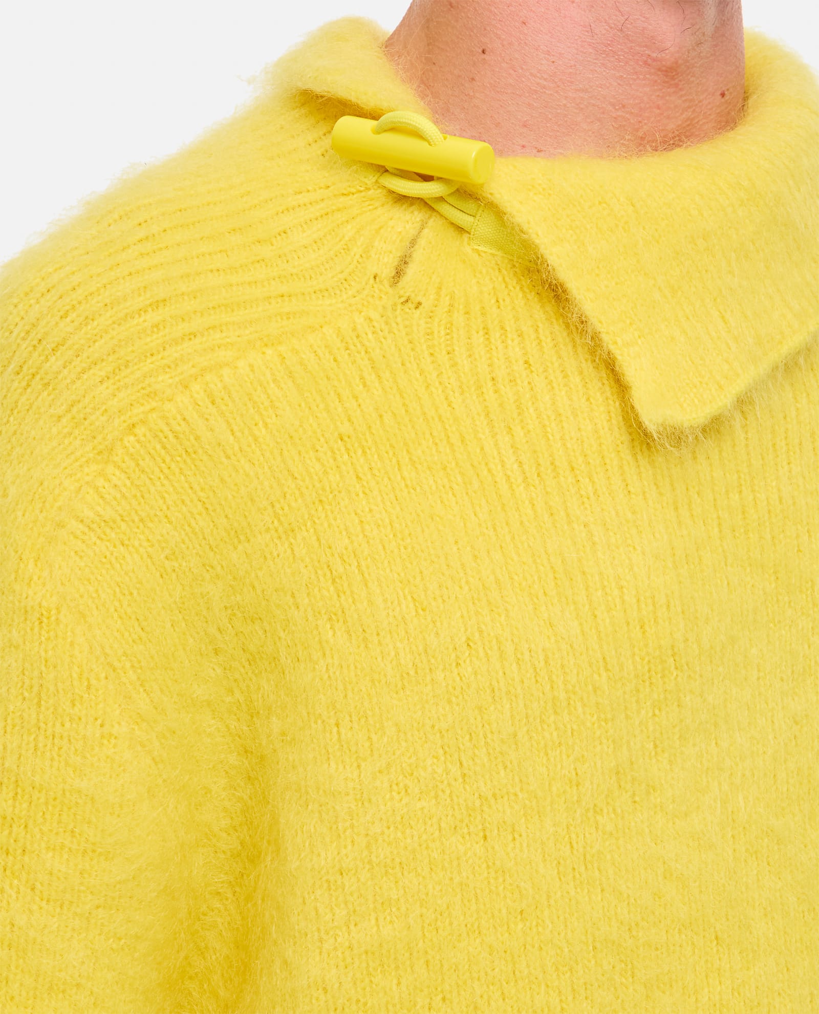 Shop Jacquemus Le Pull Marina Sweater In Yellow