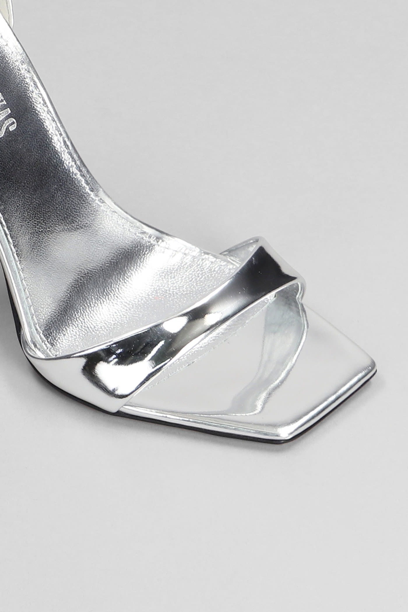 Shop Paris Texas Sandals In Silver Leather